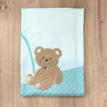 Marlù copertina in lana orsetto - Anima Kids