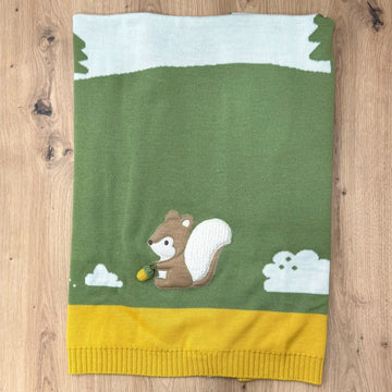 Marlù copertina in lana scoiattolo - Anima Kids