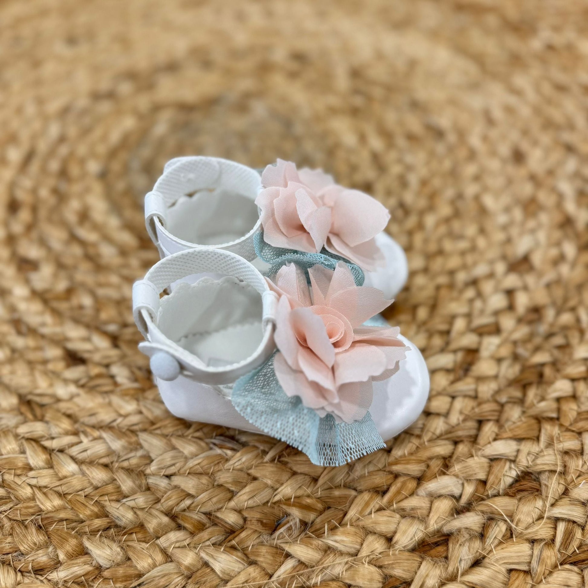 Marlù Scarpine da culla con fiore - Anima Kids