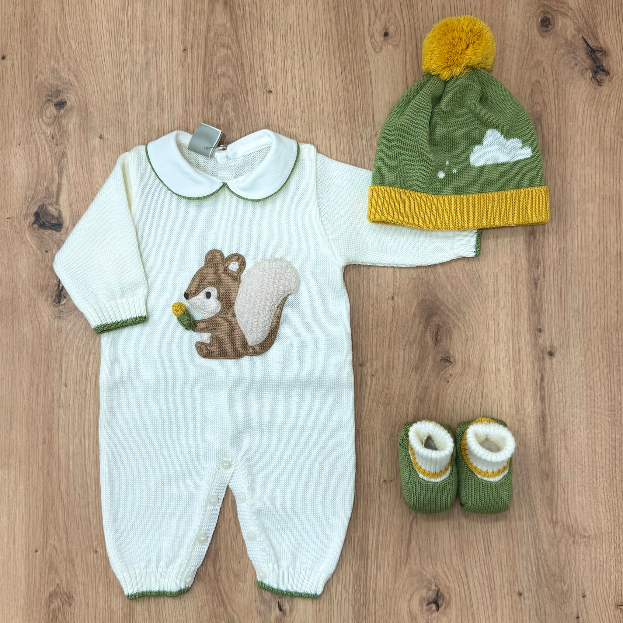 Marlù set nascita in lana - Anima Kids