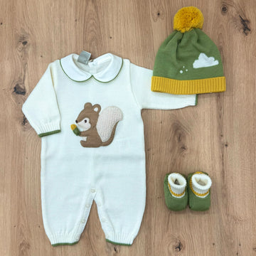 Marlù set nascita in lana - Anima Kids
