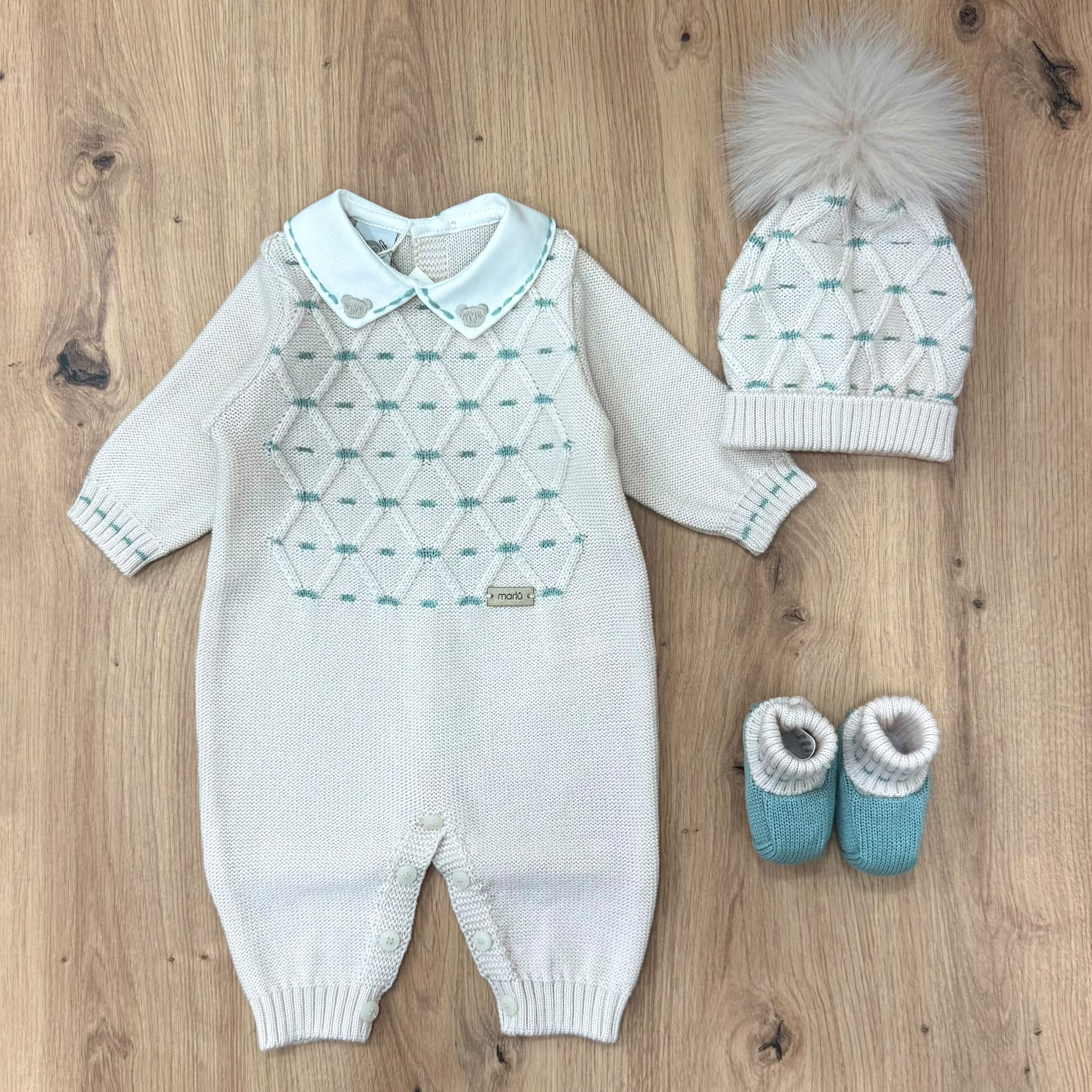 Marlù set nascita in lana - Anima Kids