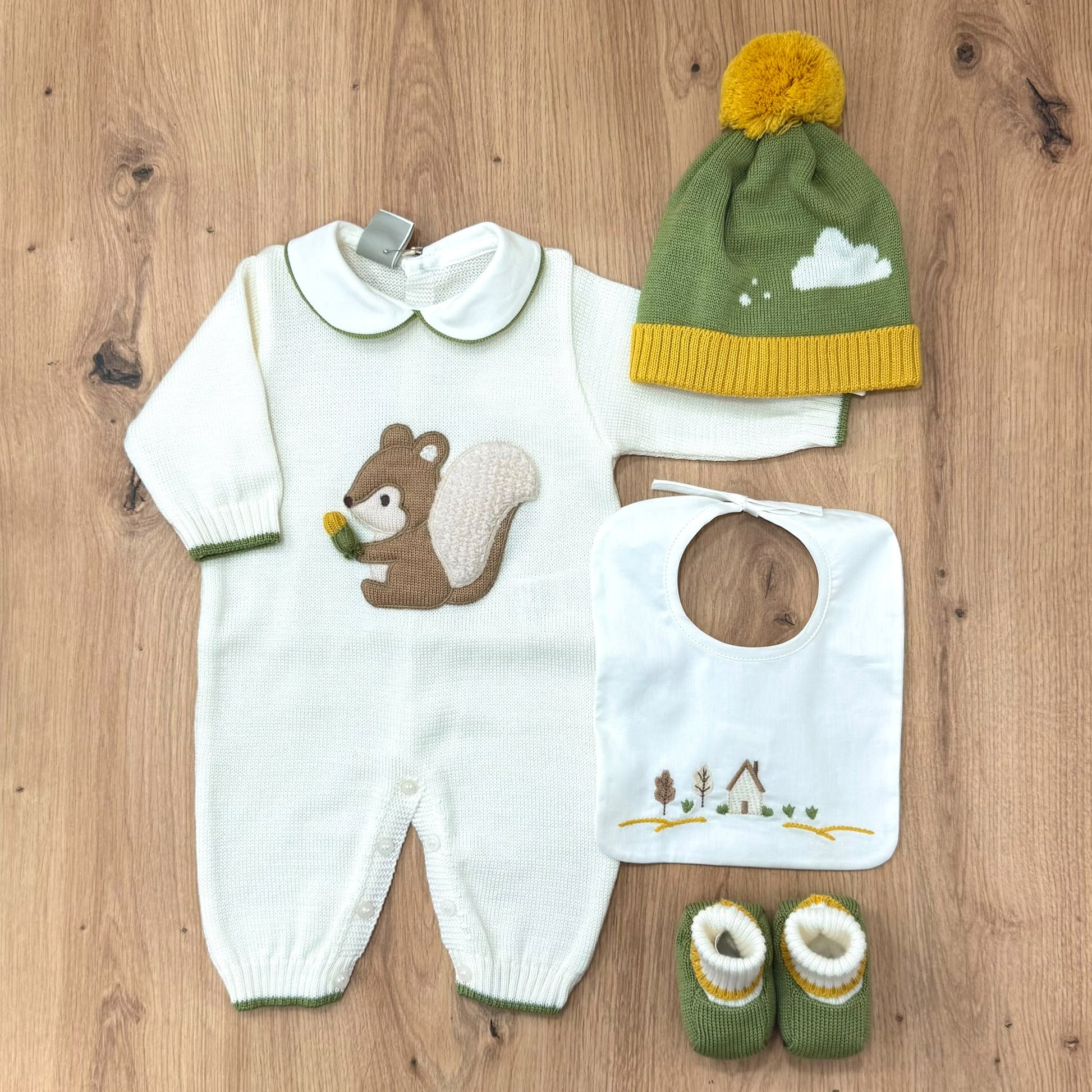 Marlù set nascita in lana - Anima Kids