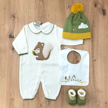 Marlù set nascita in lana - Anima Kids