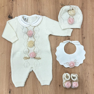 Marlù set nascita in lana - Anima Kids