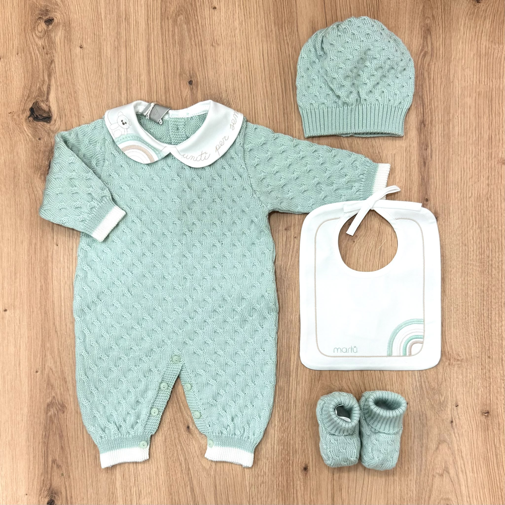 Marlù set nascita in lana - Anima Kids