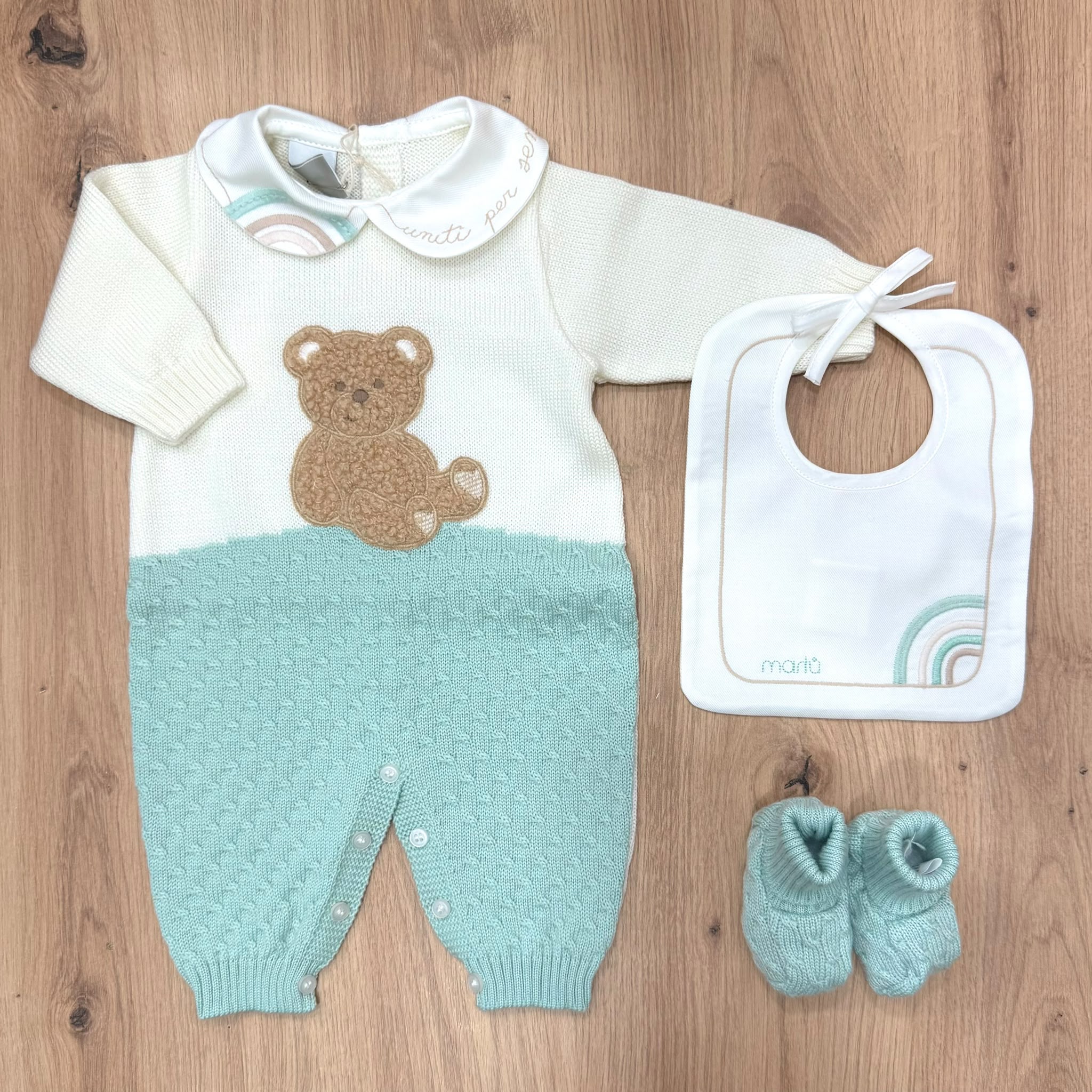 Marlù set nascita in lana - Anima Kids