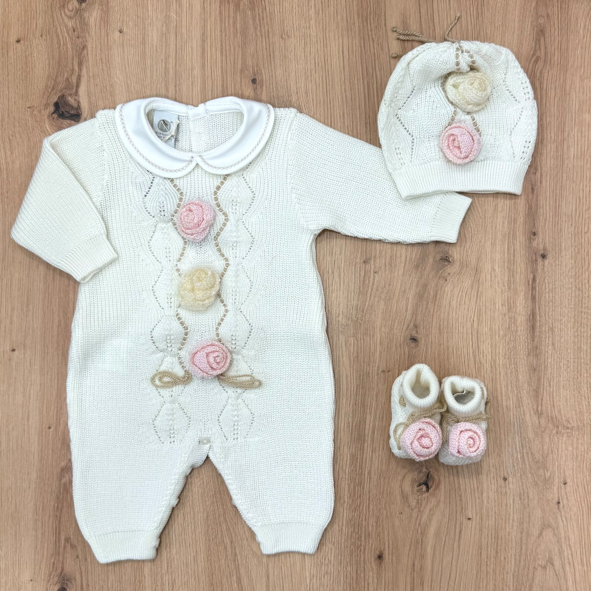 Marlù set nascita in lana - Anima Kids