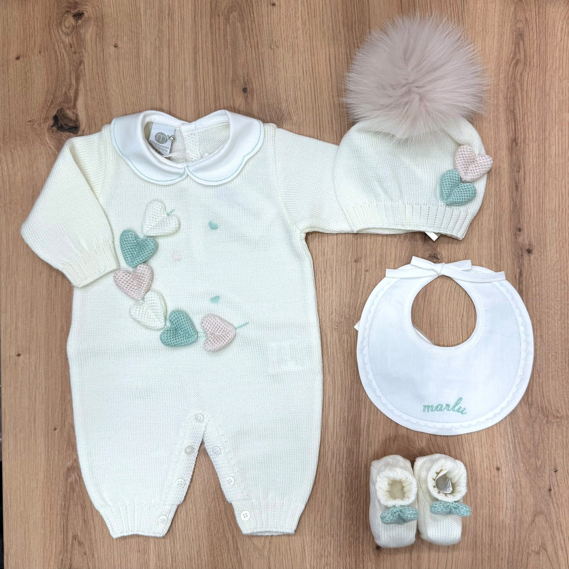 Marlù set nascita in lana - Anima Kids