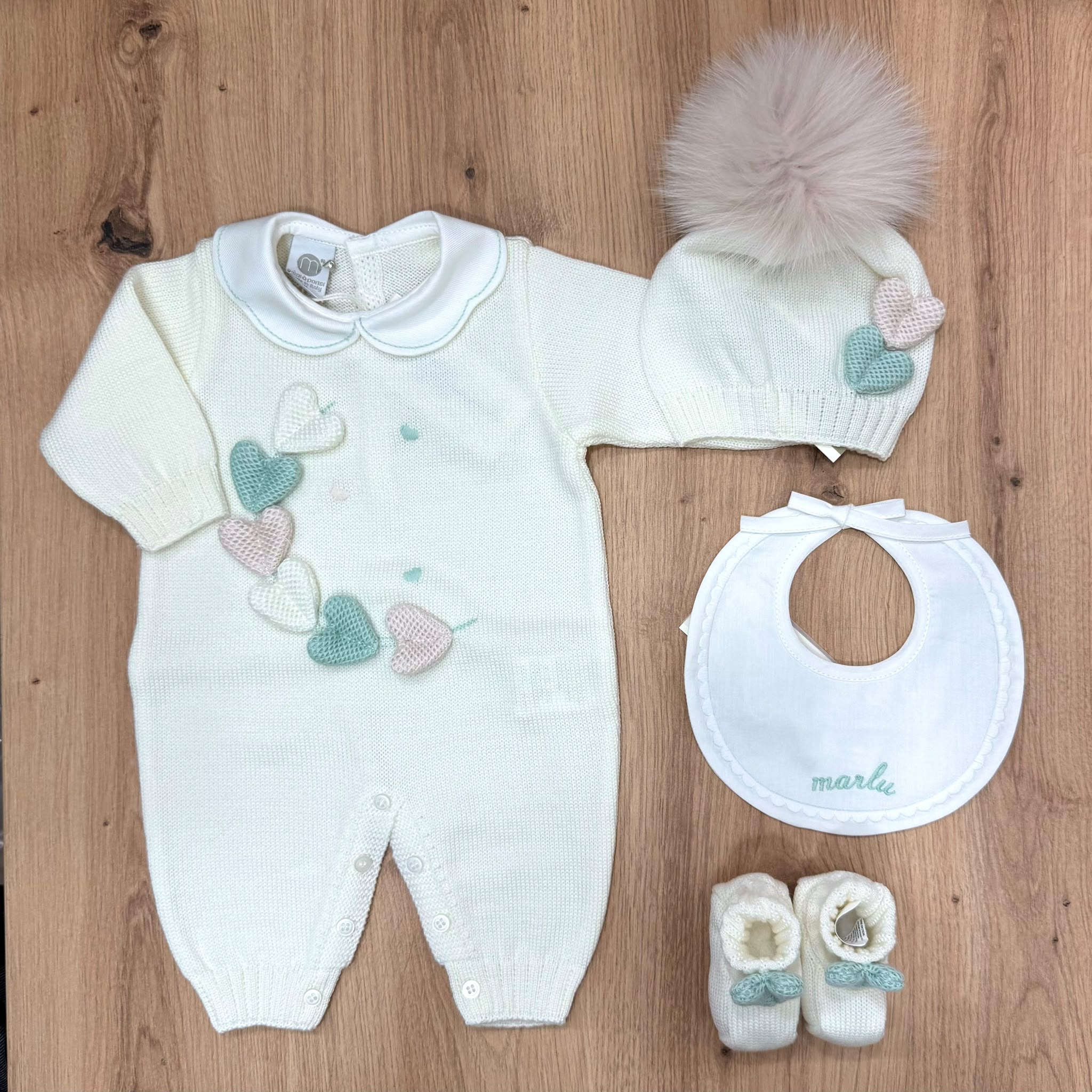 Marlù set nascita in lana - Anima Kids