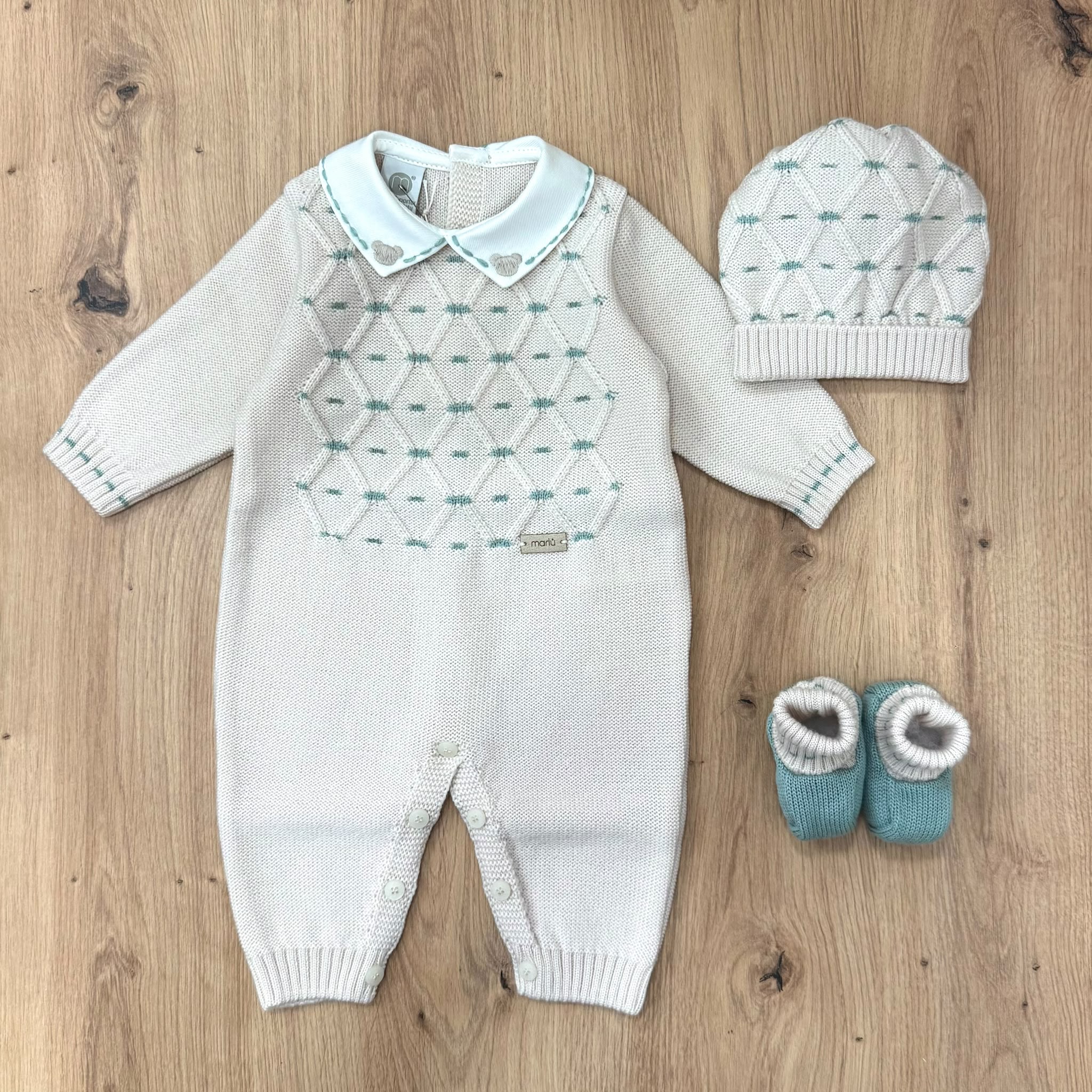 Marlù set nascita in lana - Anima Kids
