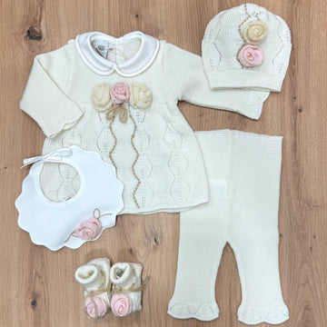 Marlù set nascita in lana - Anima Kids