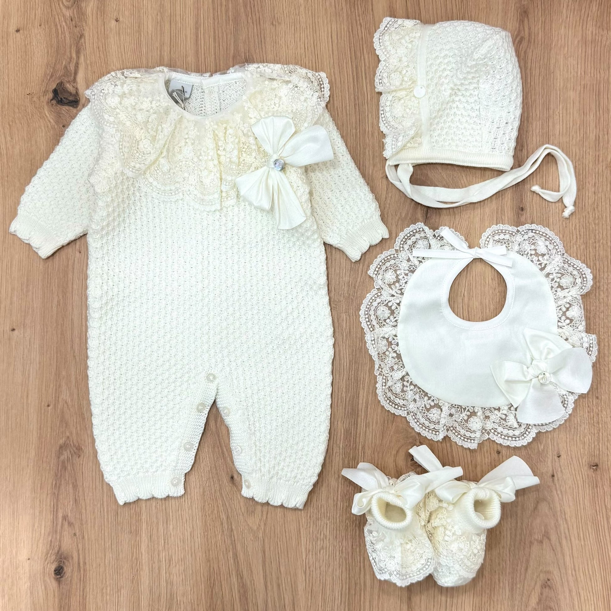 Marlù set nascita in lana - Anima Kids
