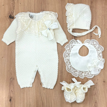 Marlù set nascita in lana - Anima Kids