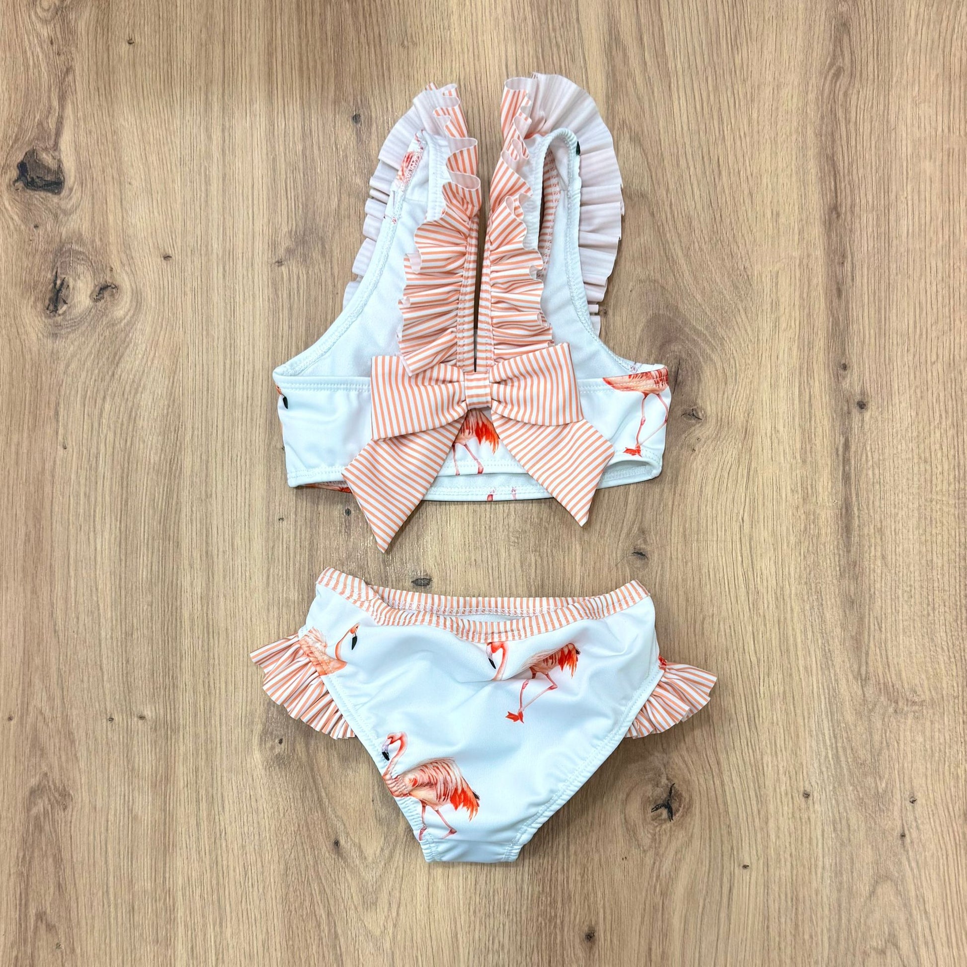 Meia Pata costumino due pezzi flamingos - Anima Kids