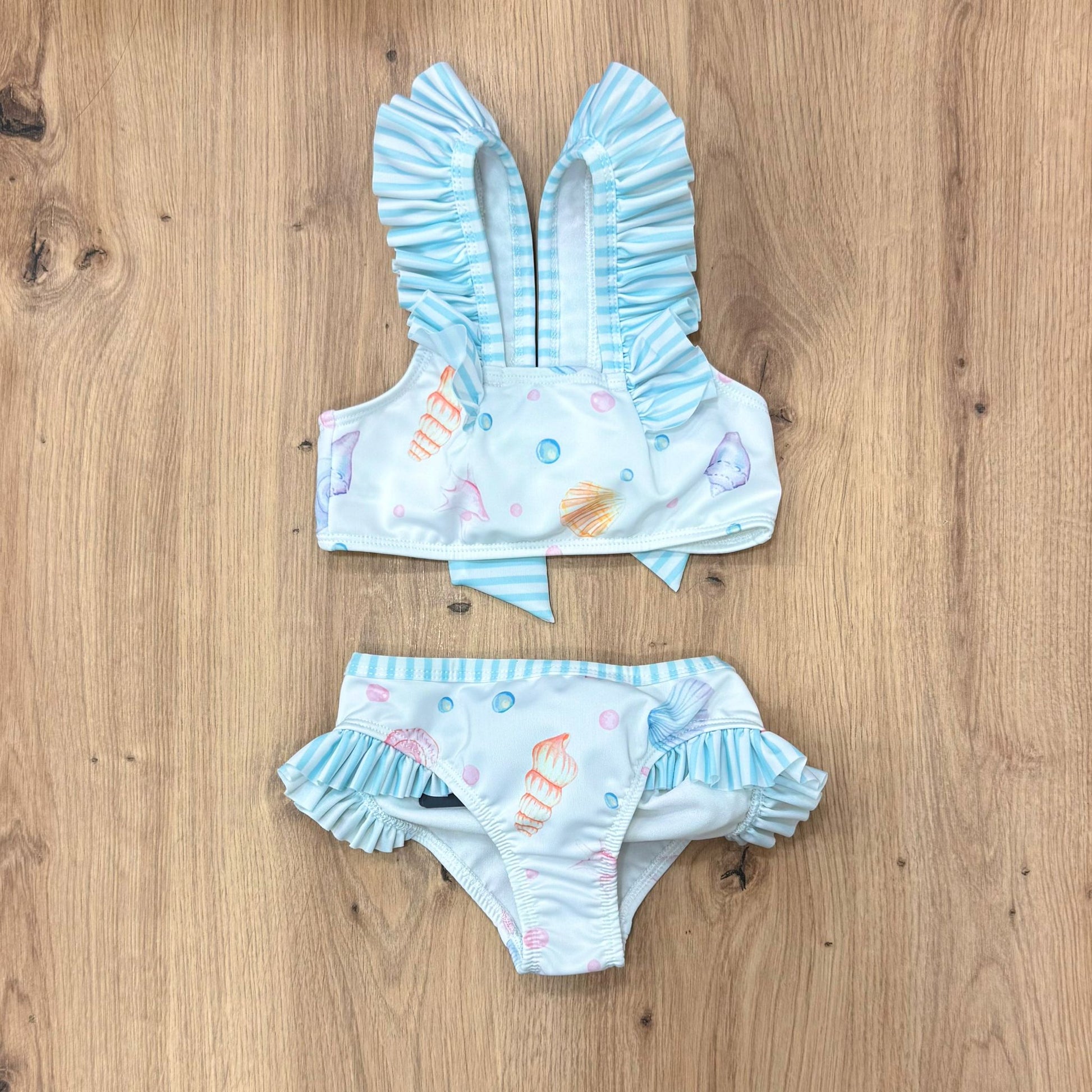 Meia Pata costumino due pezzi seashelles - Anima Kids