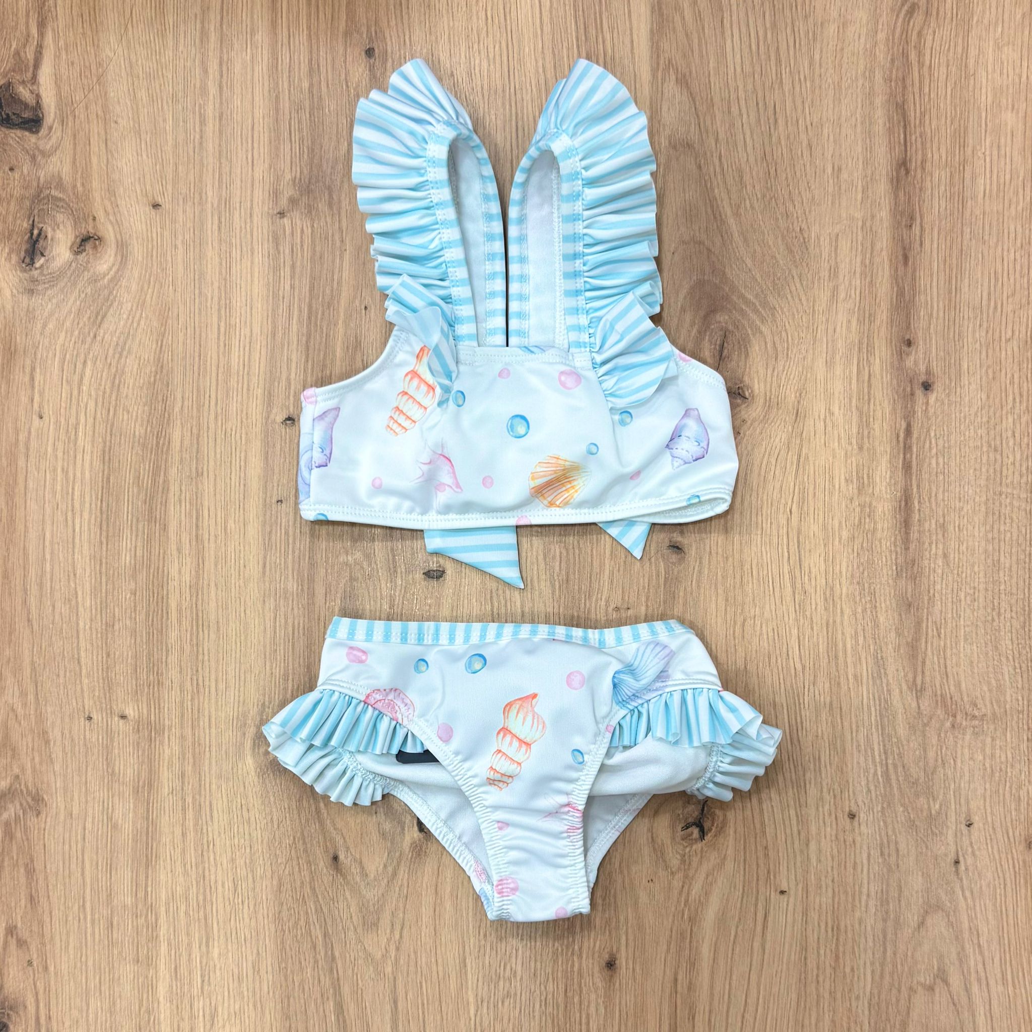 Meia Pata costumino due pezzi seashelles - Anima Kids