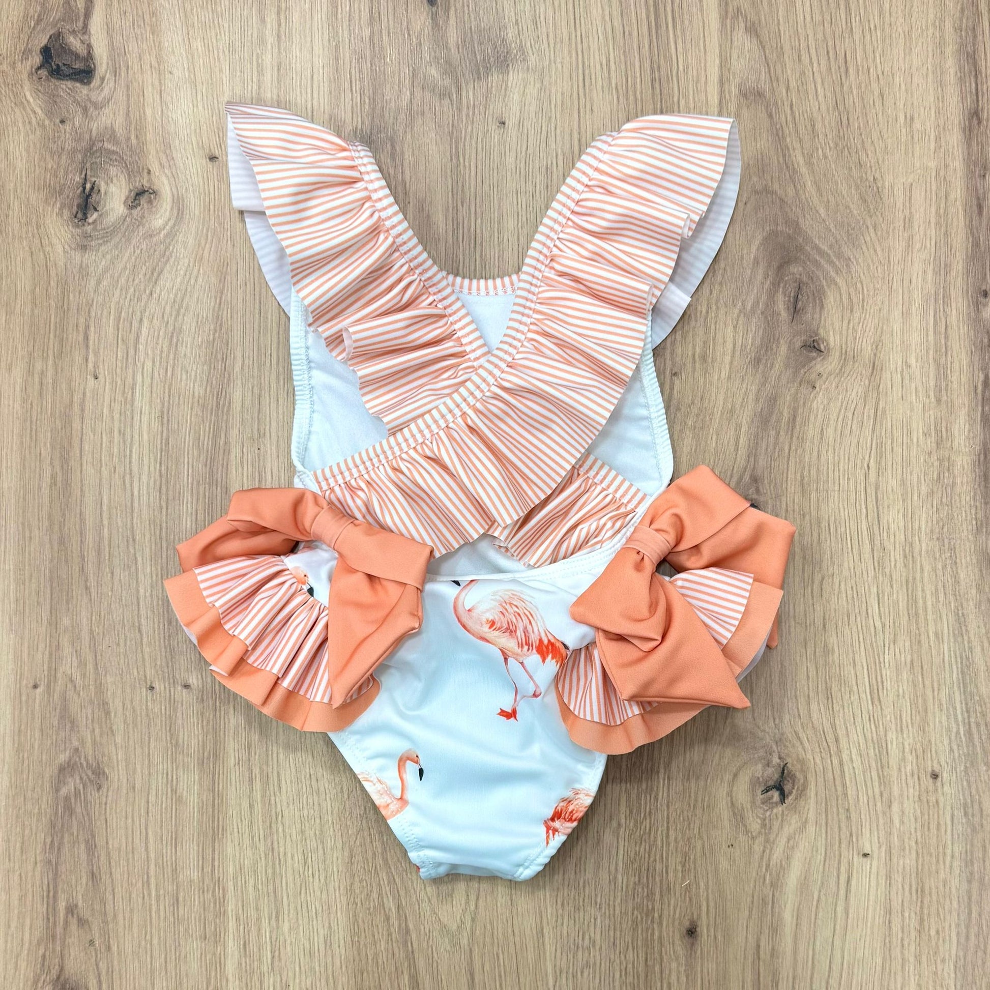 Meia Pata costumino intero flamingo - Anima Kids