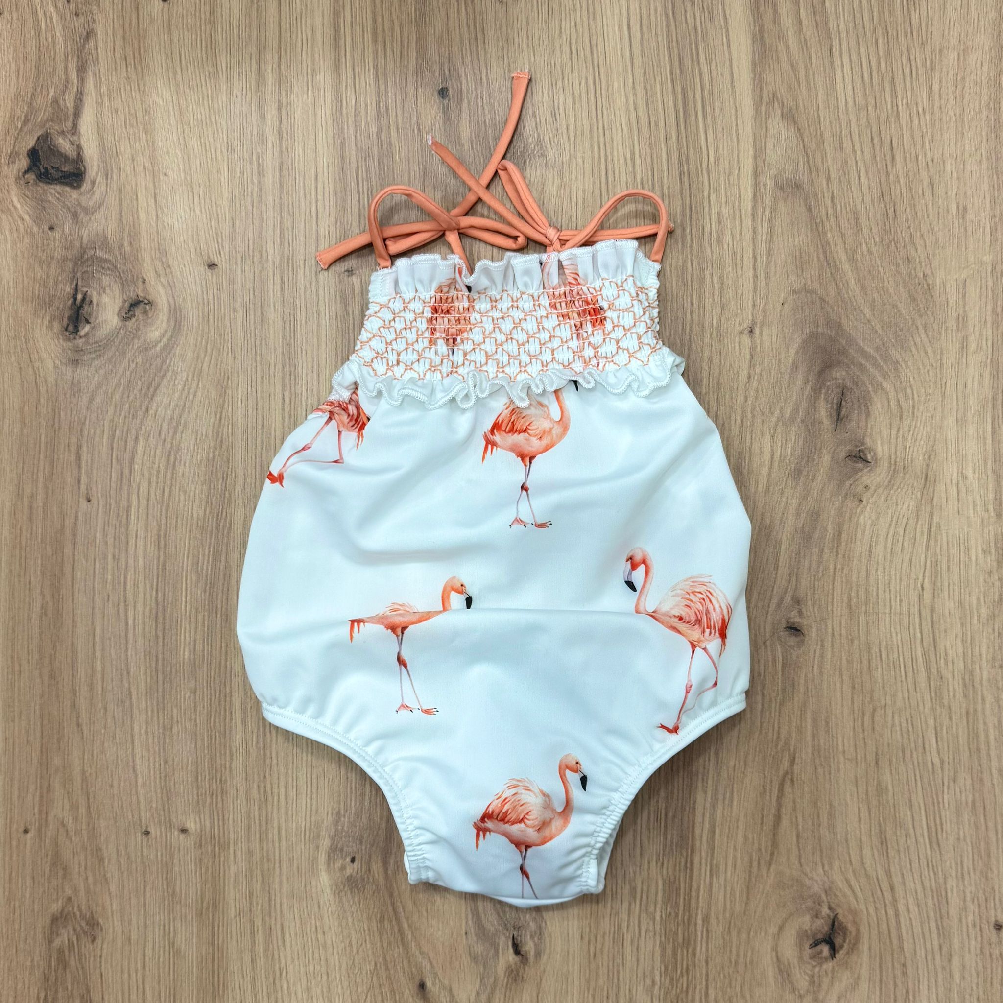 Meia Pata costumino intero flamingos - Anima Kids