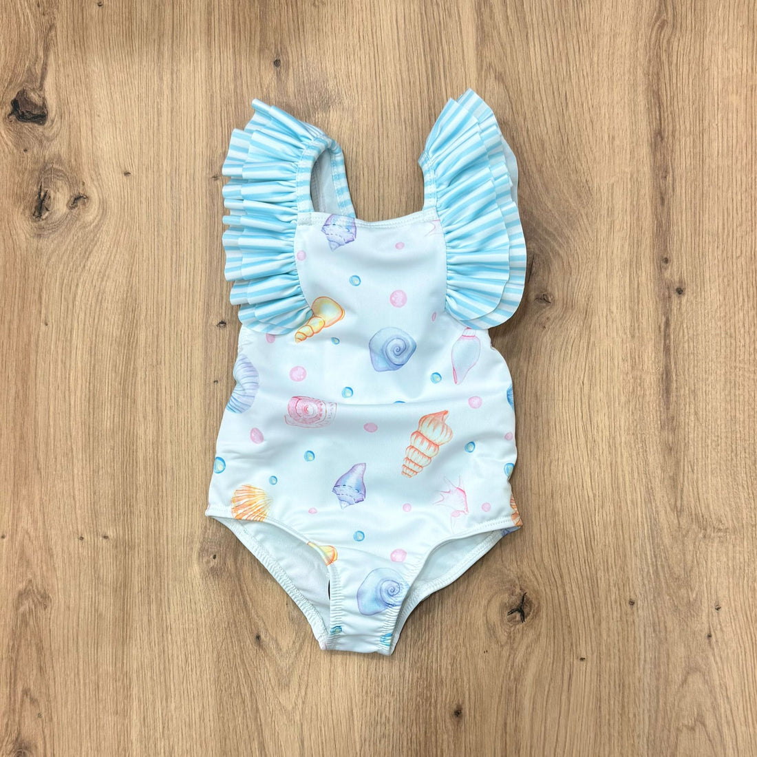 Meia Pata costumino intero seashelles - Anima Kids