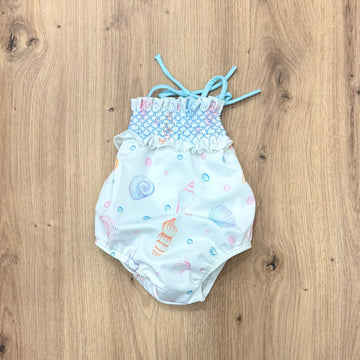 Meia Pata costumino intero seashelles - Anima Kids