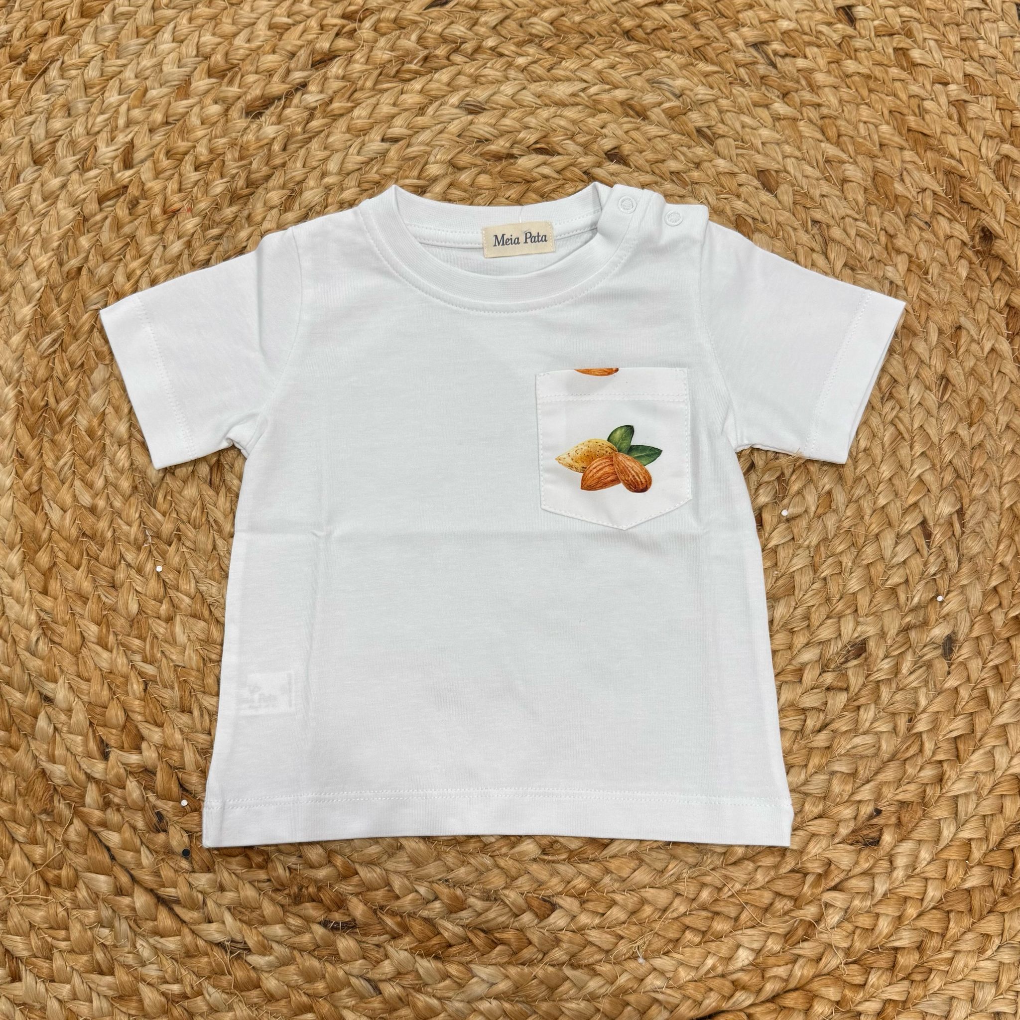 Meia Pata T-shirt Almonds - Anima Kids