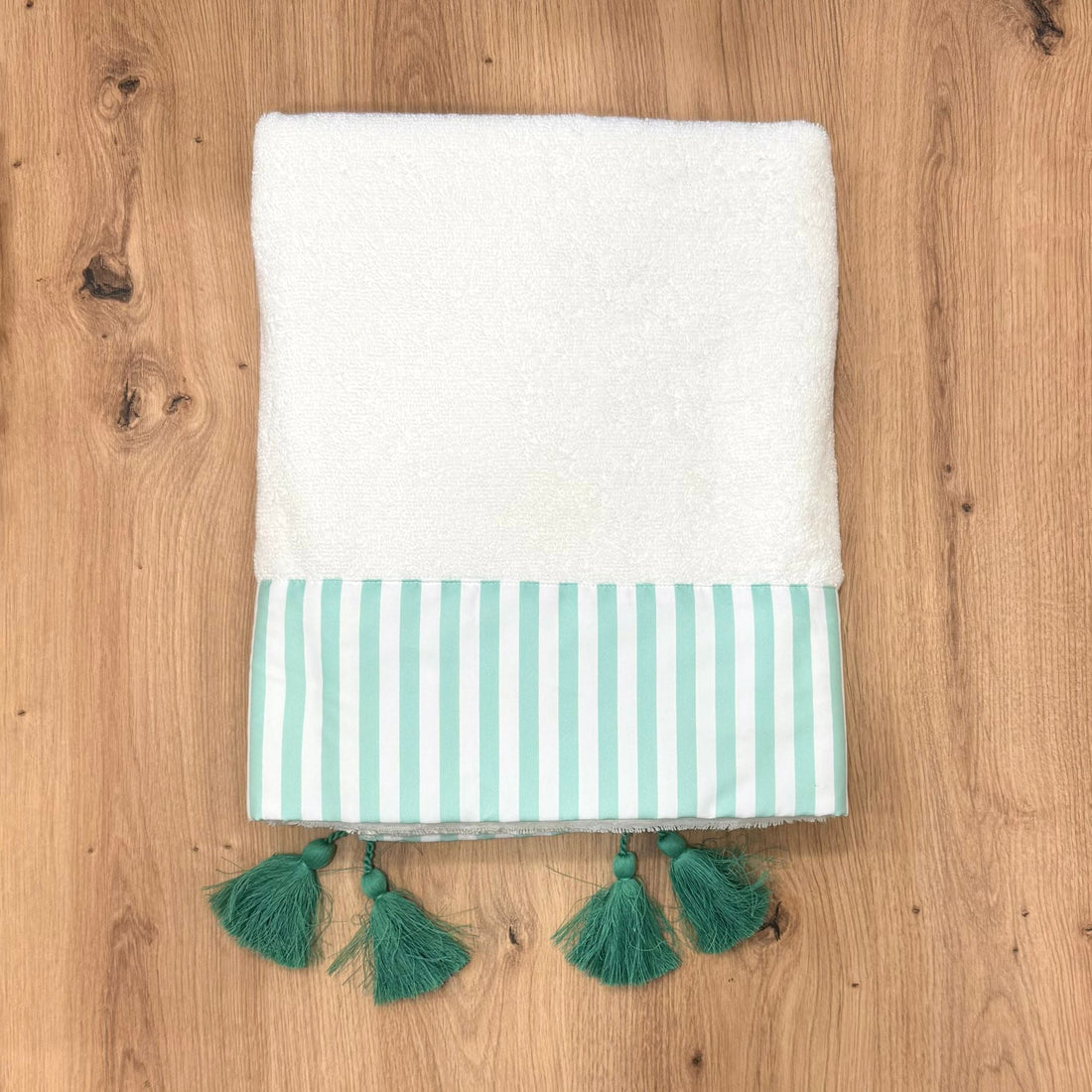 Meia Pata telo mare stripes mint - Anima Kids