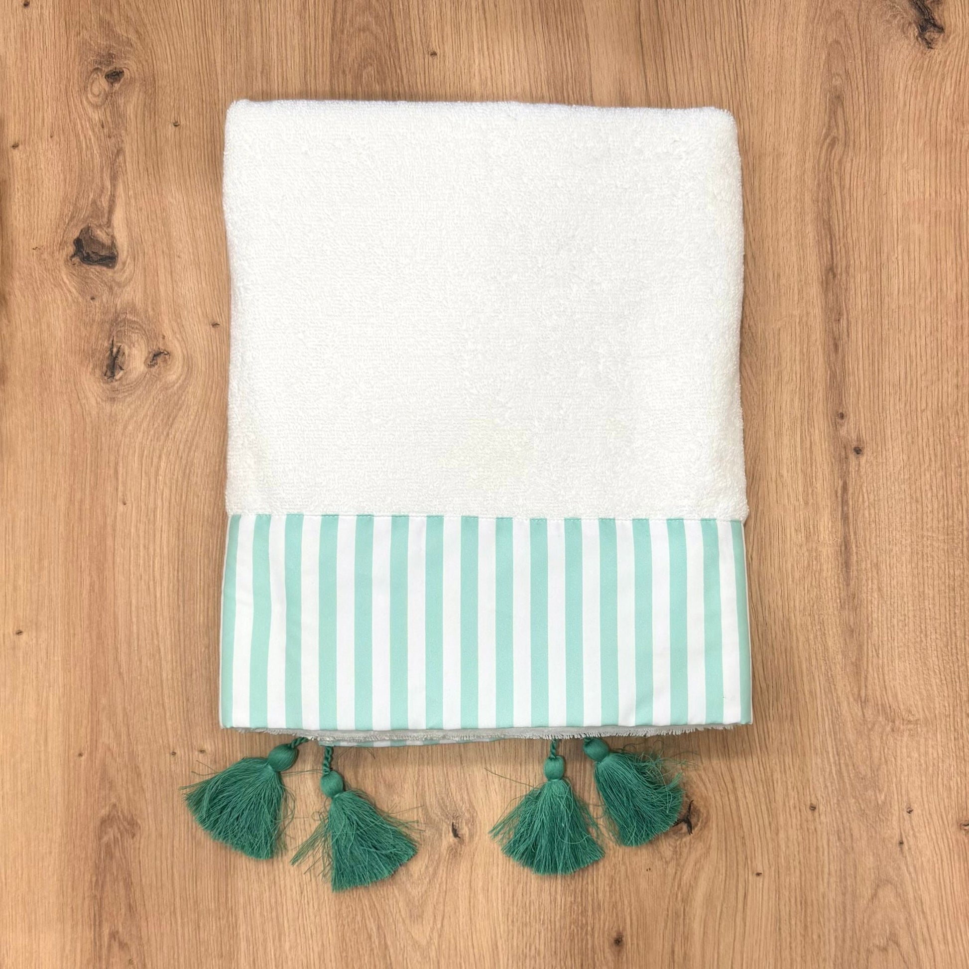 Meia Pata telo mare stripes mint - Anima Kids