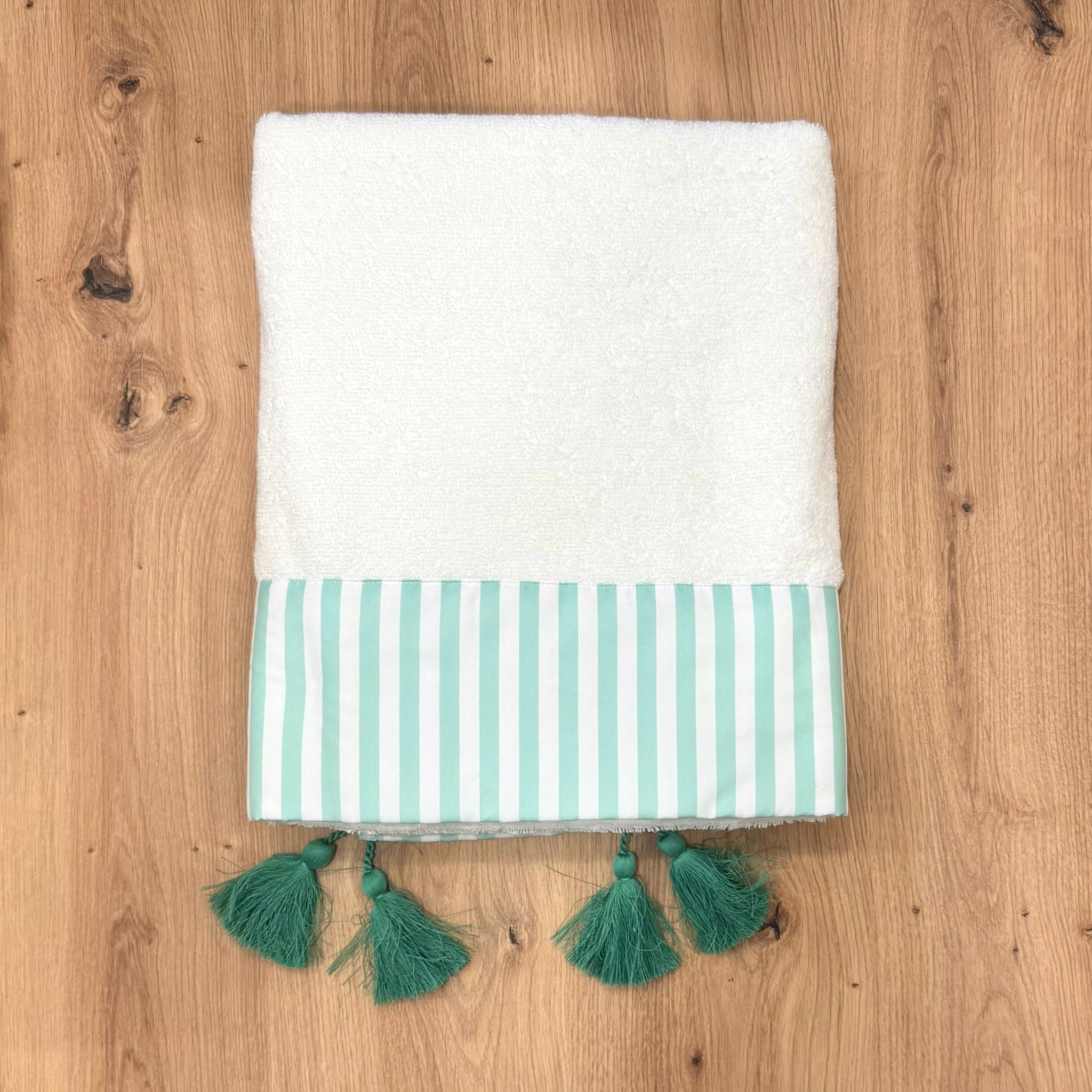 Meia Pata telo mare stripes mint - Anima Kids