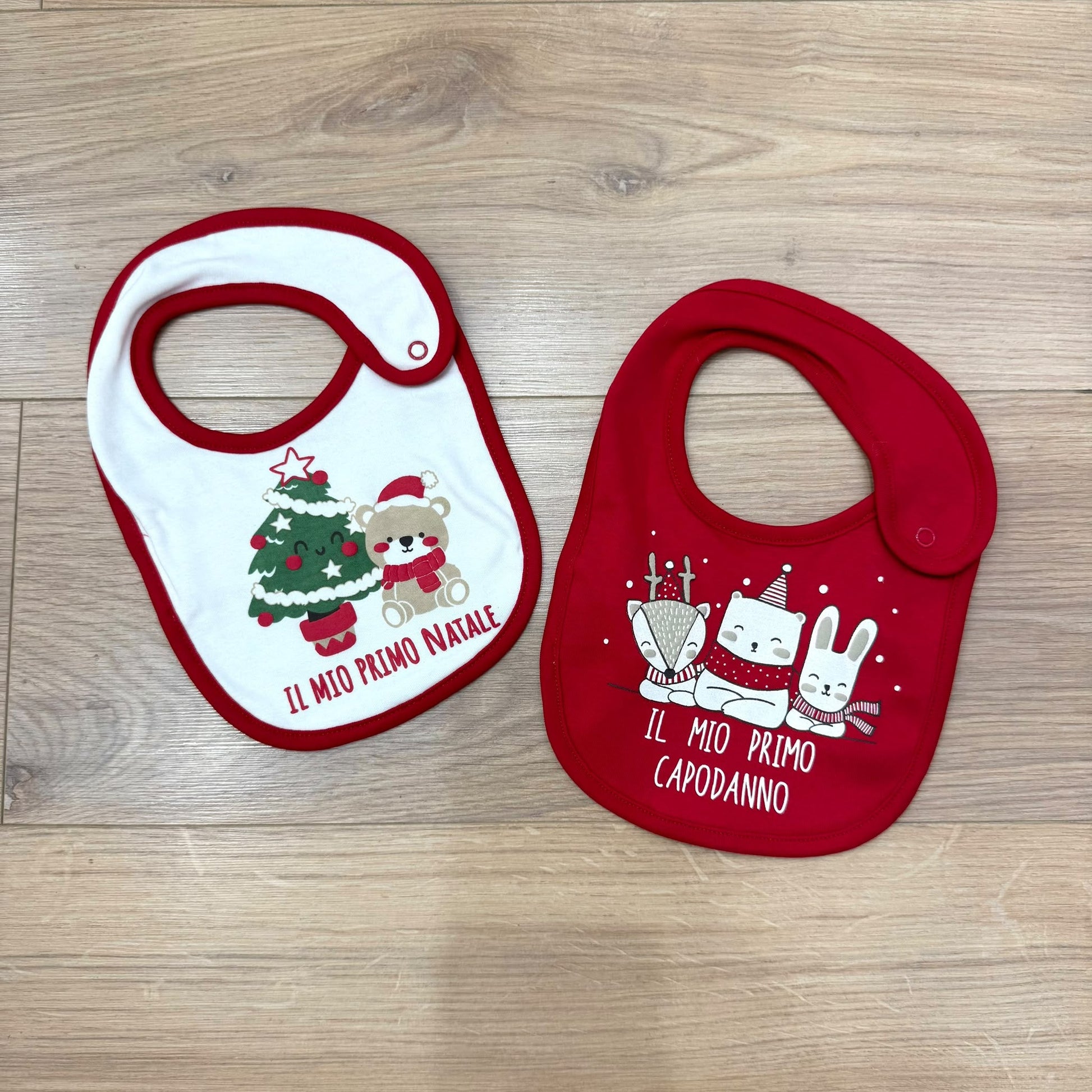 Melby coppia di bavaglini natalizi - Anima Kids