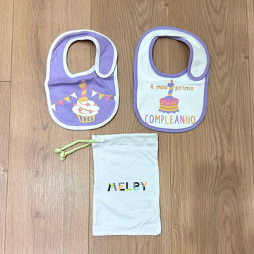 Melby set bavaglini 1° compleanno - Anima Kids