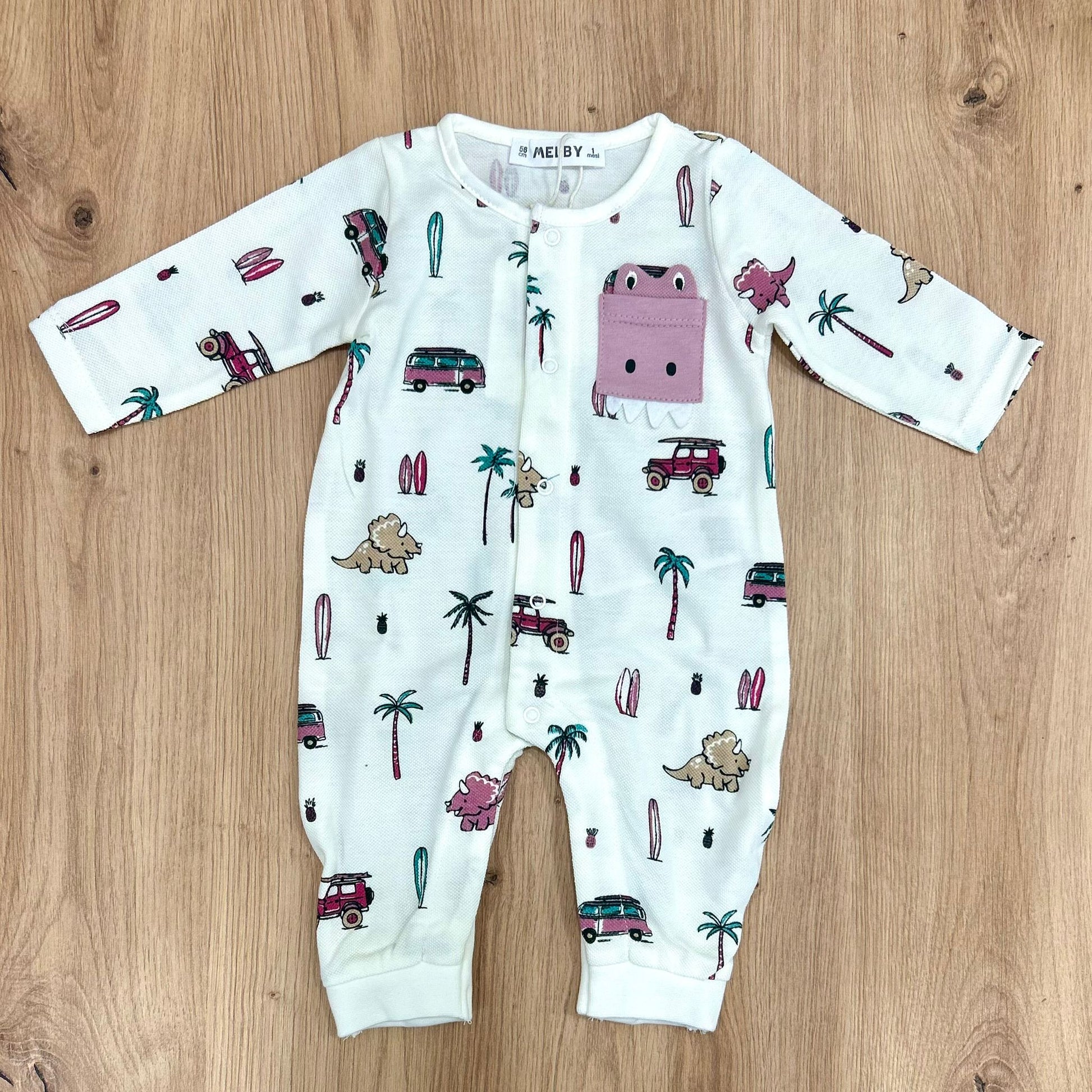 Melby tutina in cotone dinosauri - Anima Kids