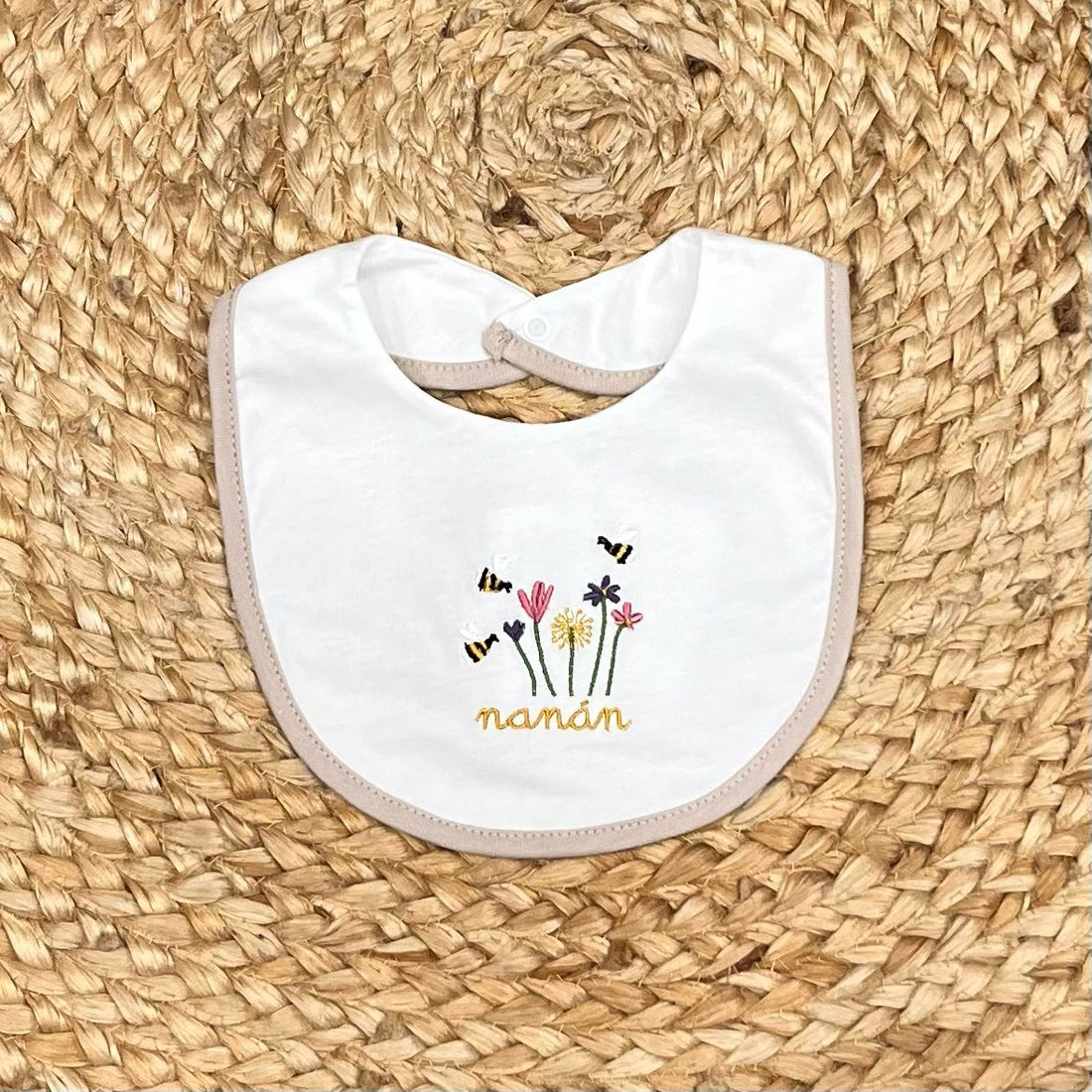 Nanàn Bavaglino Con ricami - Anima Kids