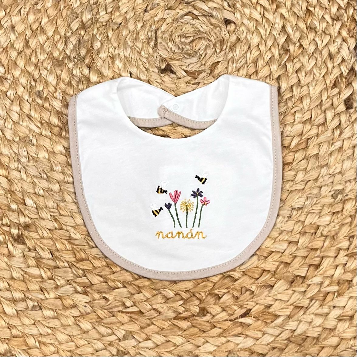 Nanàn Bavaglino Con ricami - Anima Kids