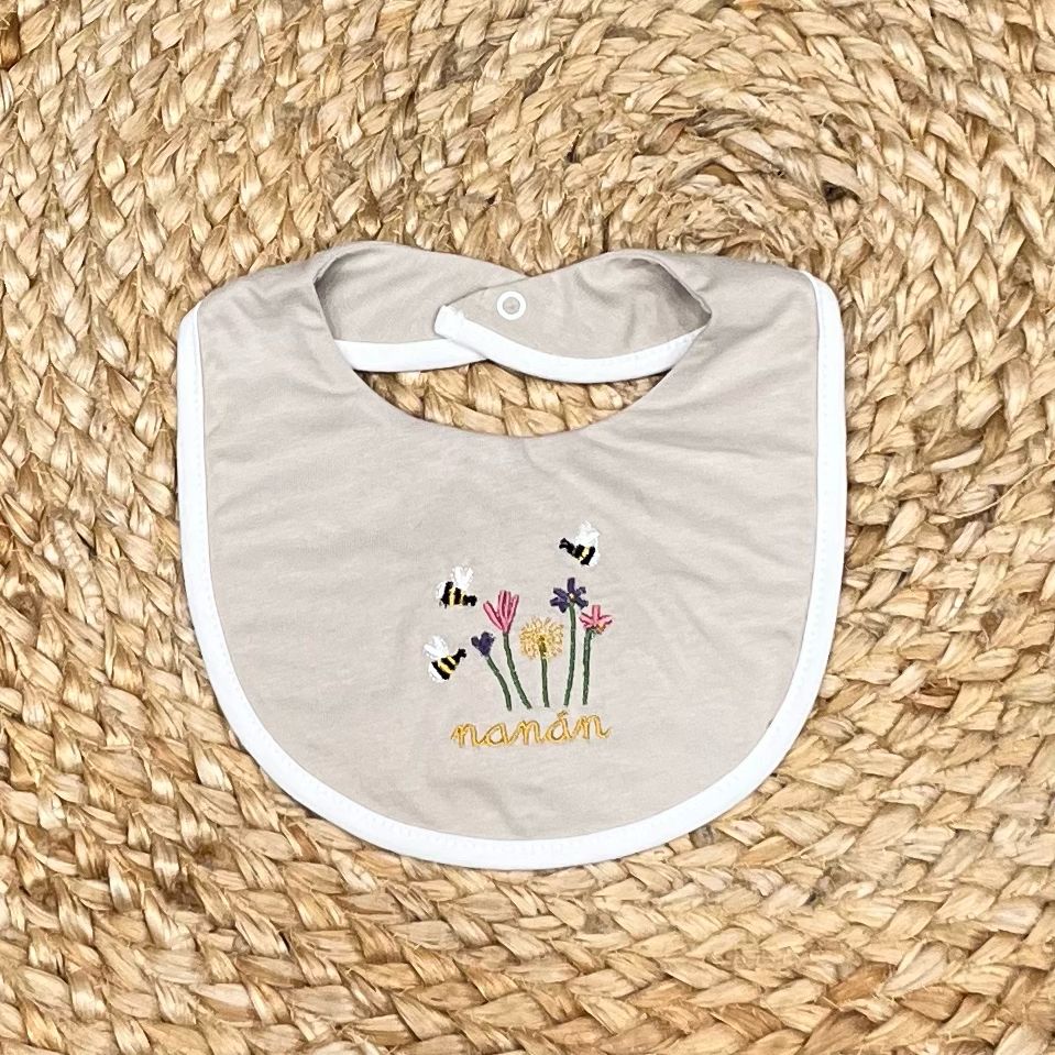 Nanàn Bavaglino Con ricami - Anima Kids