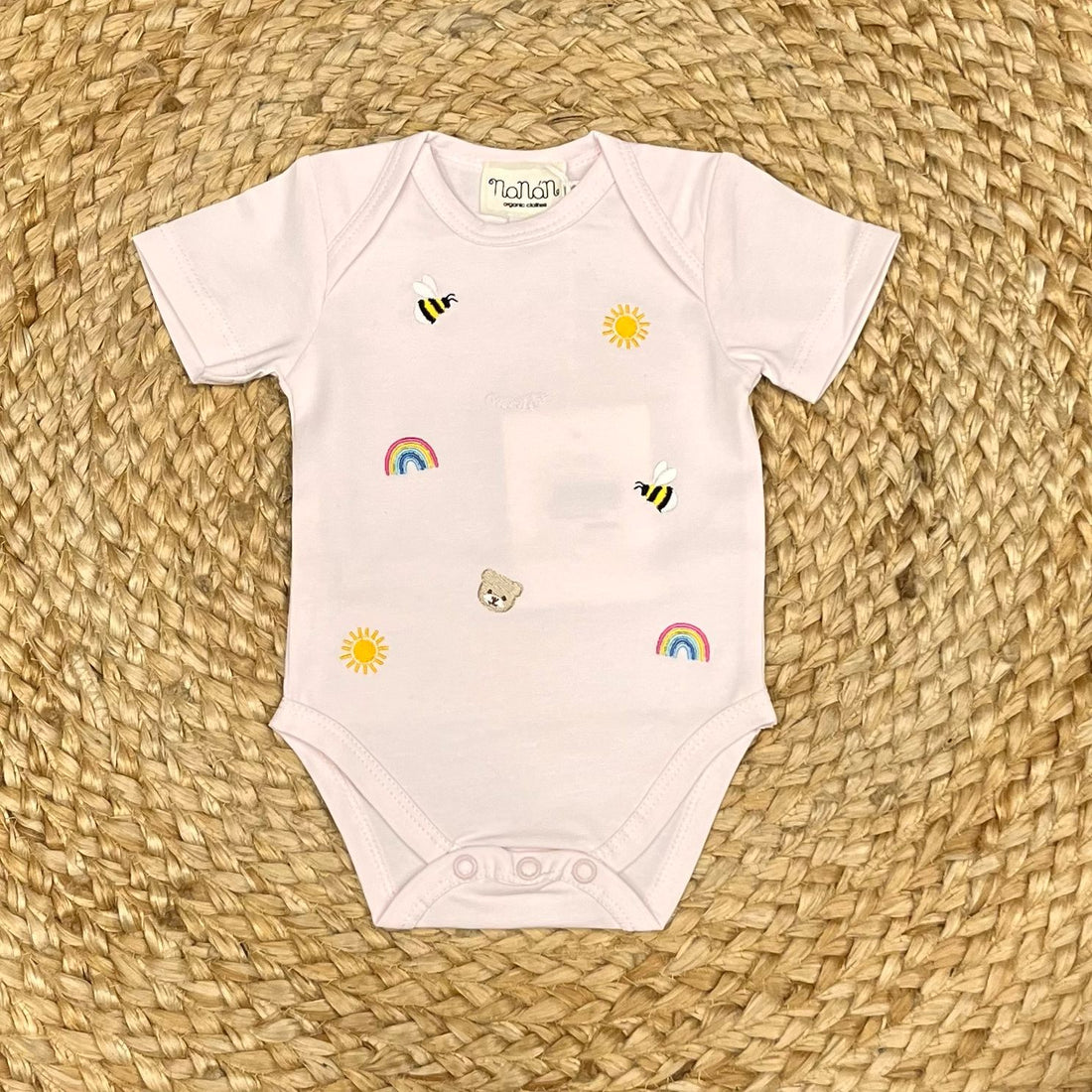 Nanàn Body in cotone Con ricami - Anima Kids