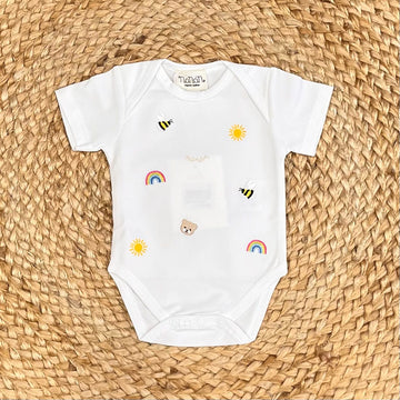 Nanàn Body in cotone Con ricami - Anima Kids
