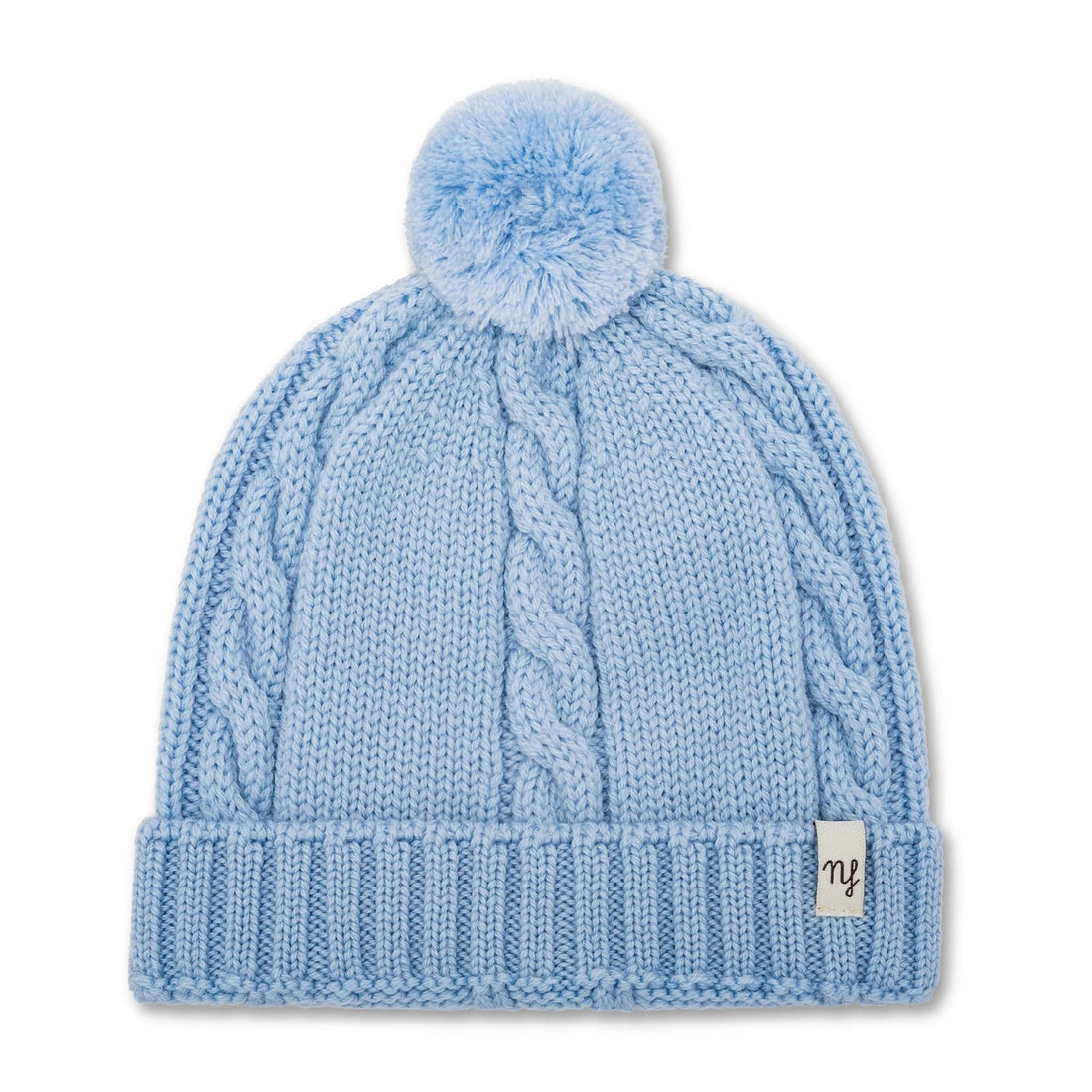 Nannafrufru Cappellino Treccia con Pom Pon - Anima Kids