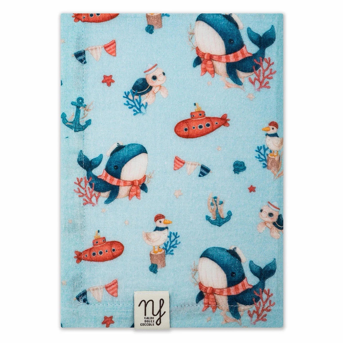 Nannafrufru Mussola Balena - Anima Kids