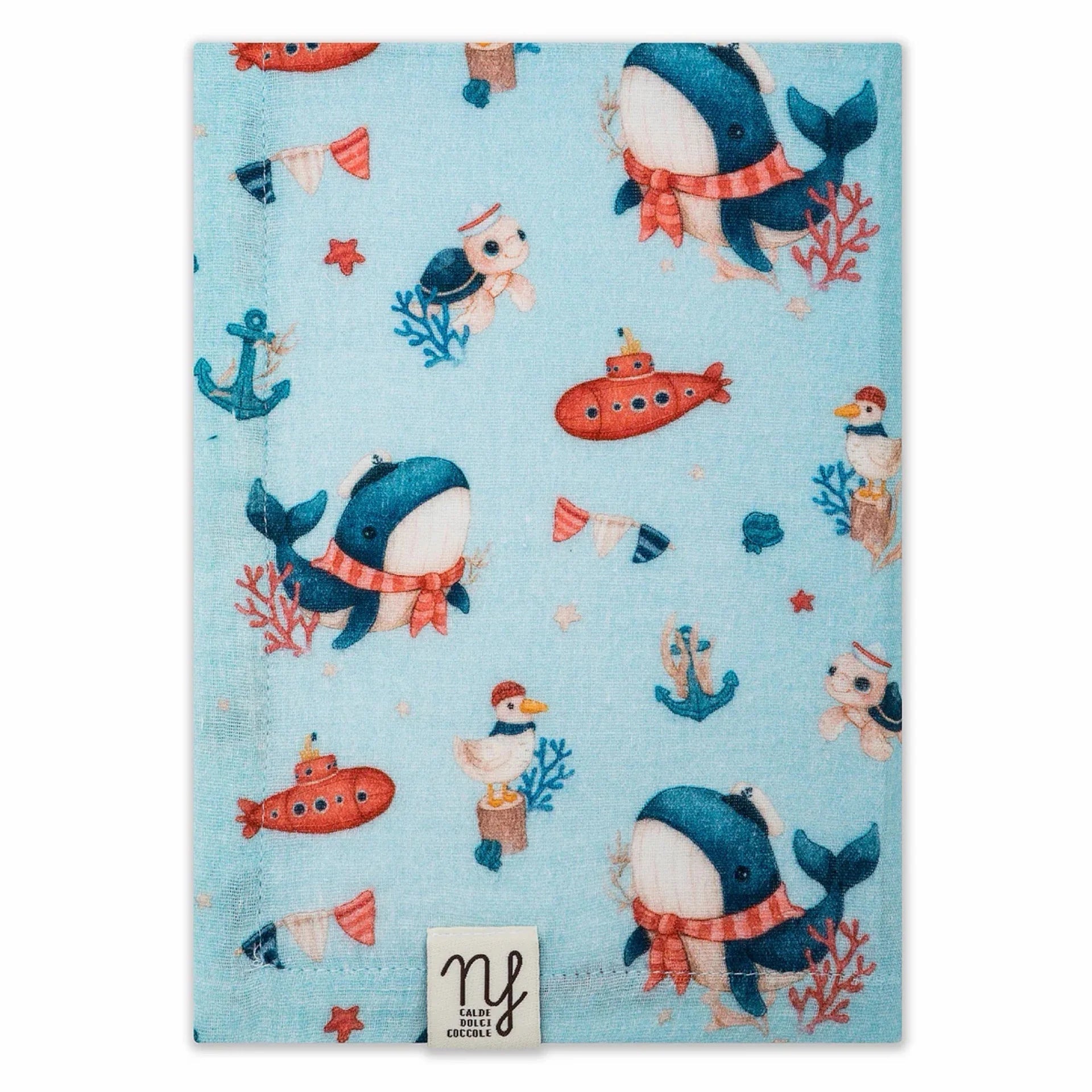 Nannafrufru Mussola Balena - Anima Kids