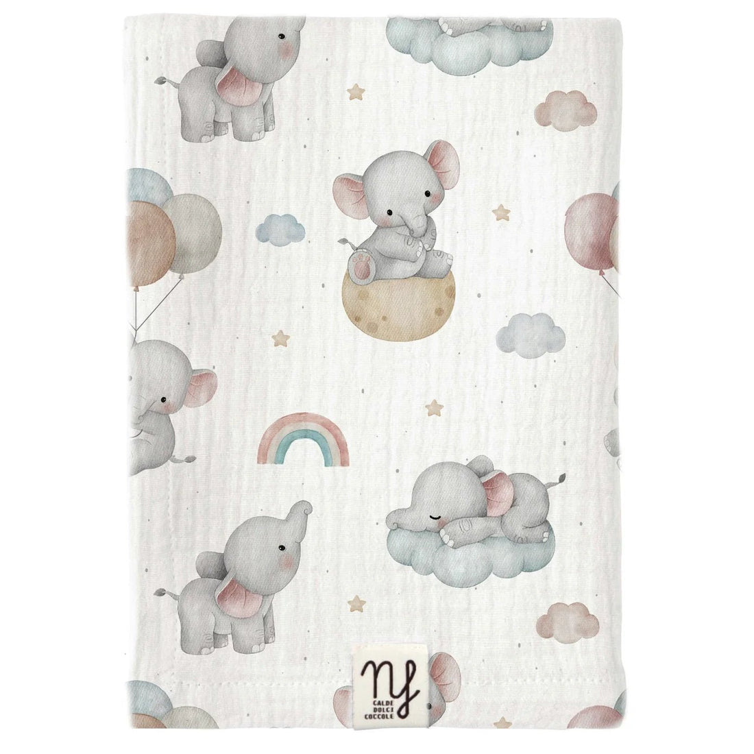 Nannafrufru Mussola Elefantino - Anima Kids