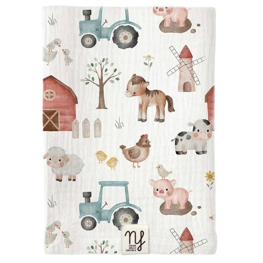 Nannafrufru Mussola Fattoria - Anima Kids