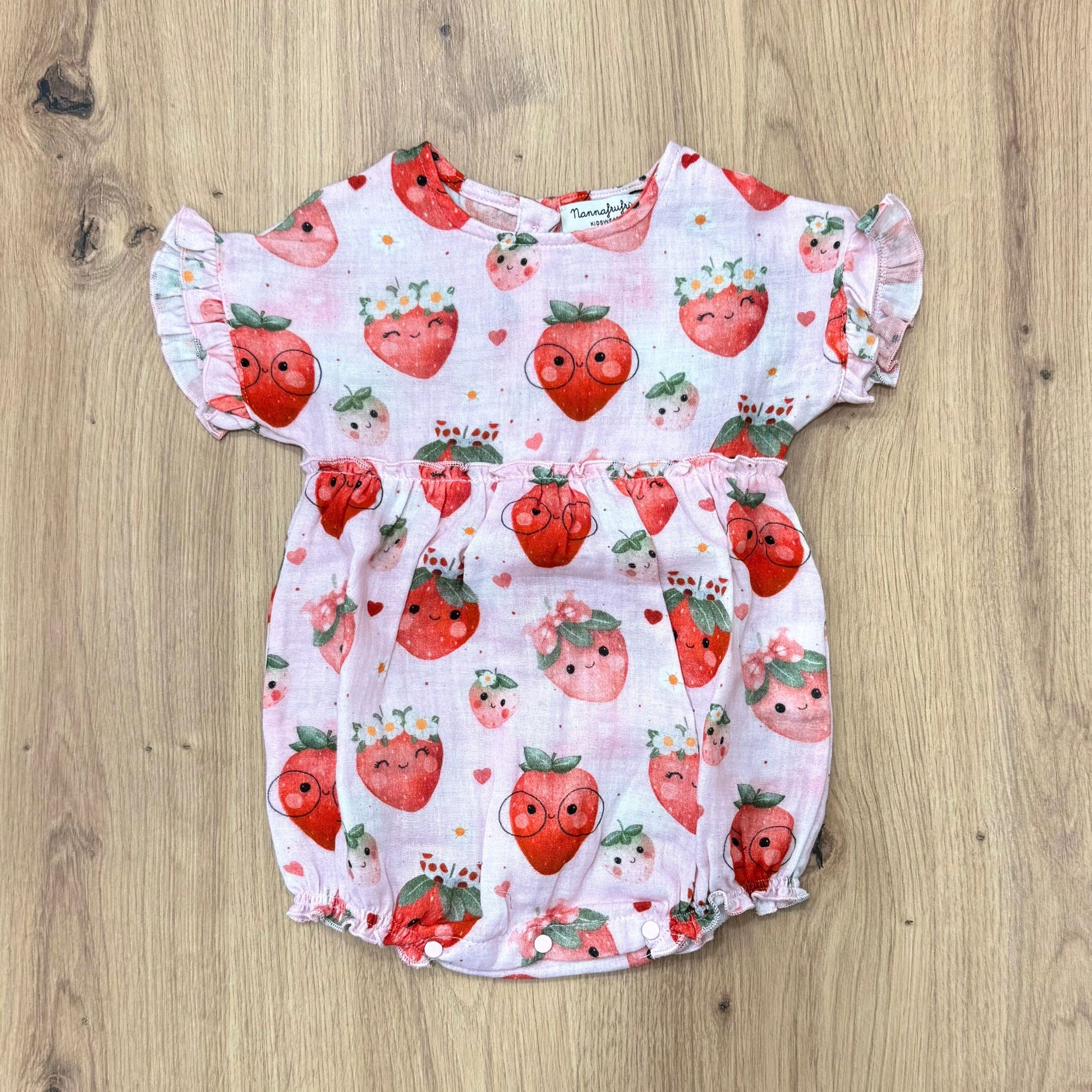 Nannafrufru pagliaccetto fragolina - Anima Kids