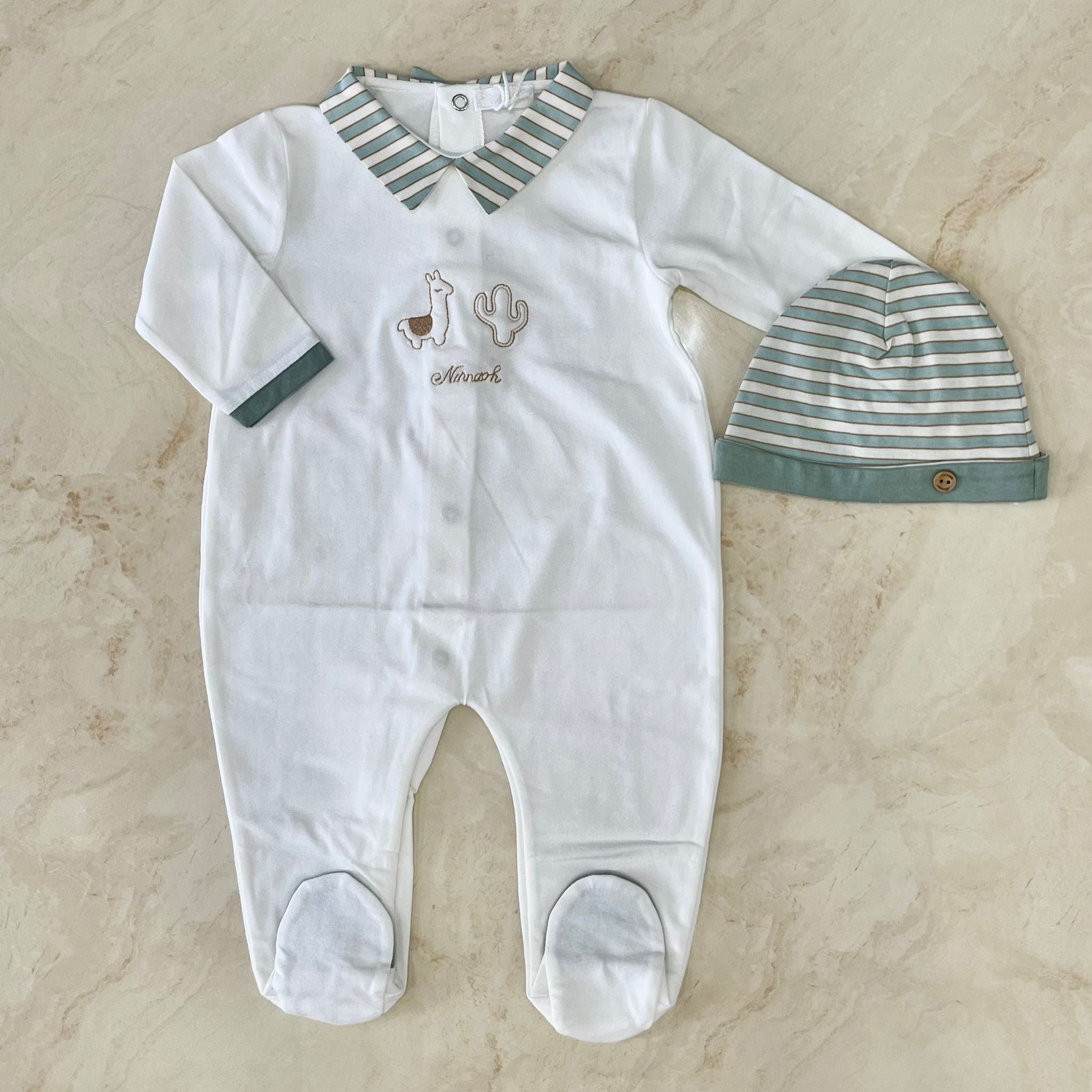 Ninnaoh Tutina e cappellino in Cotone - Anima Kids