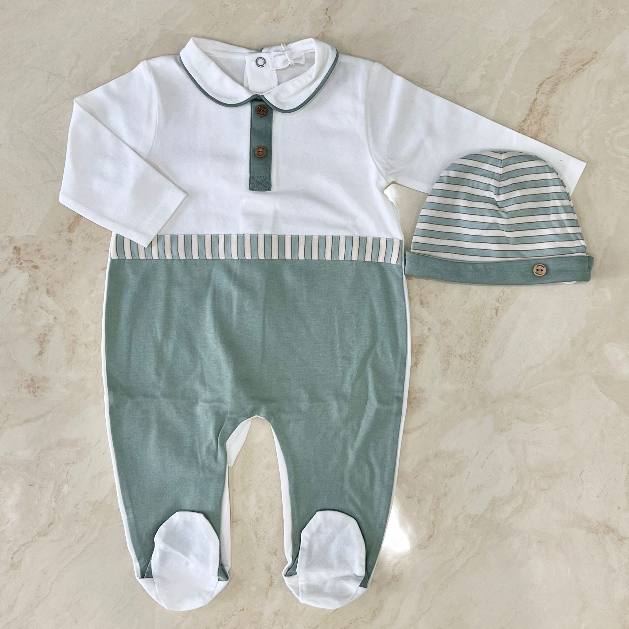 Ninnaoh Tutina e cappellino in Cotone - Anima Kids