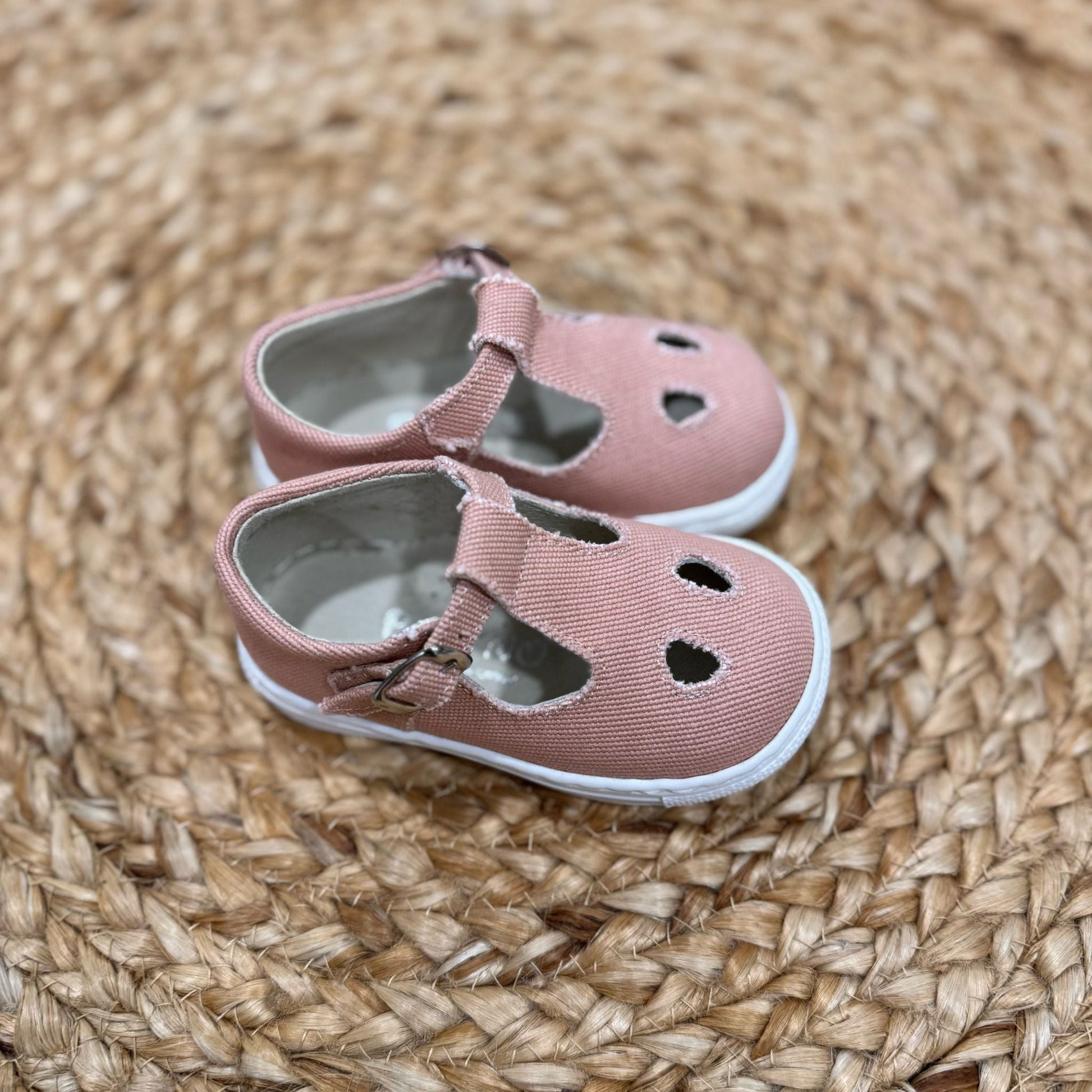 Panyno Scarpina con occhielli in Lino - Anima Kids