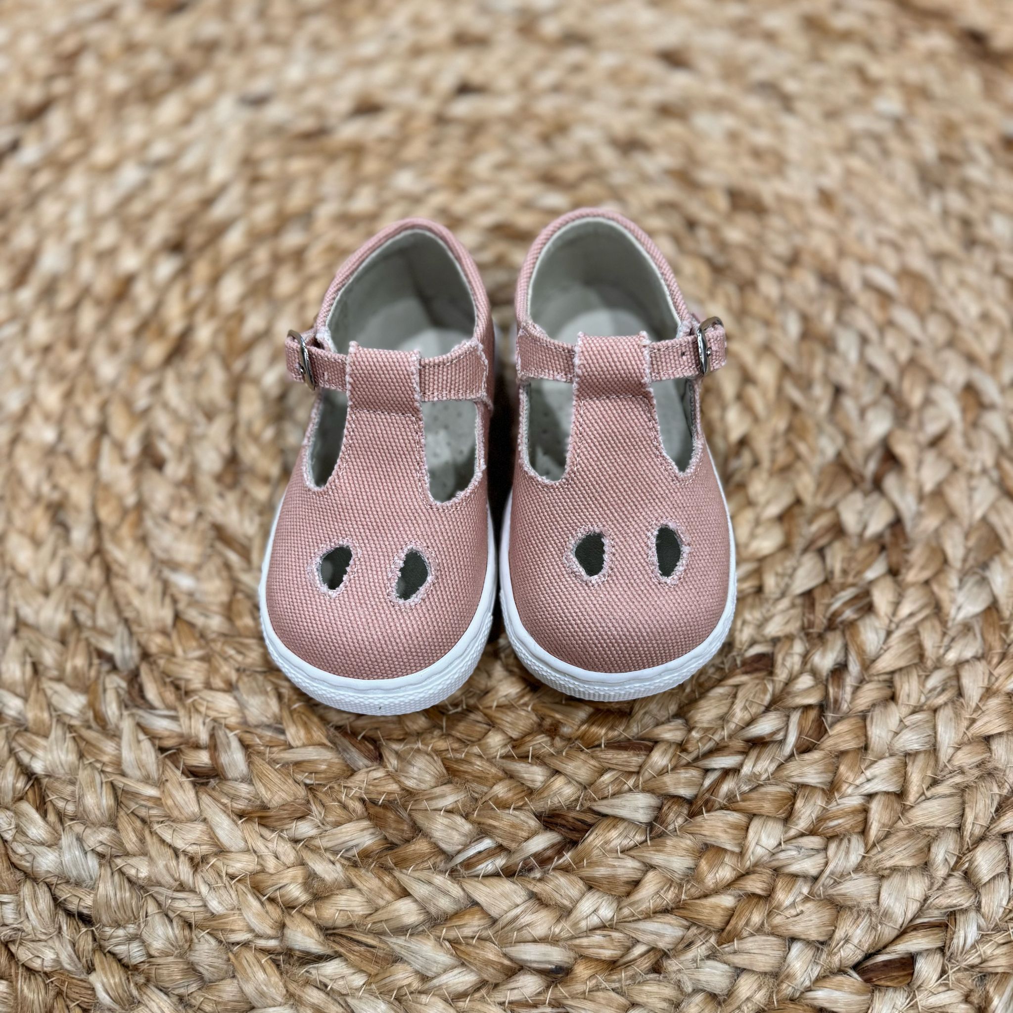 Panyno Scarpina con occhielli in Lino - Anima Kids