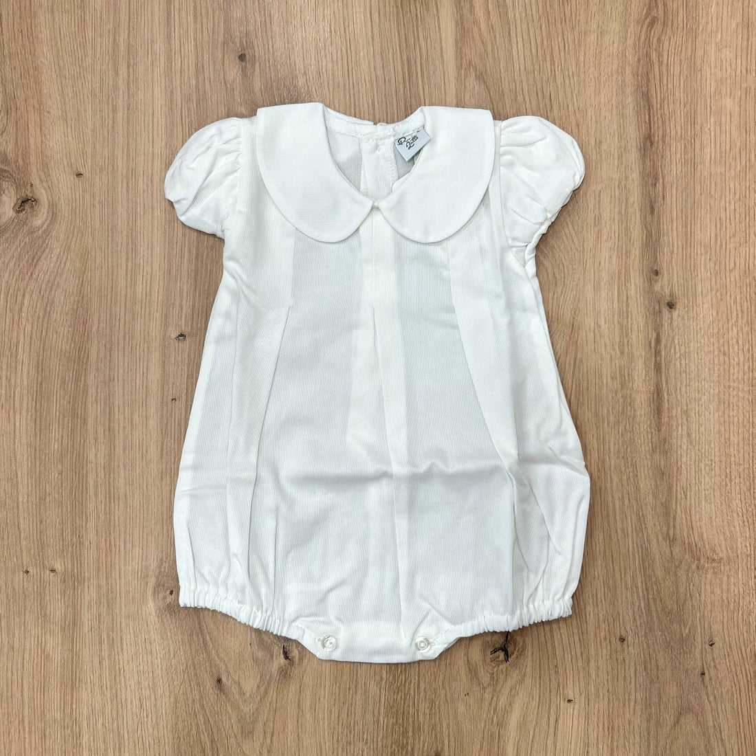 Pappa&Latte pagliaccetto con collo in piquet - Anima Kids