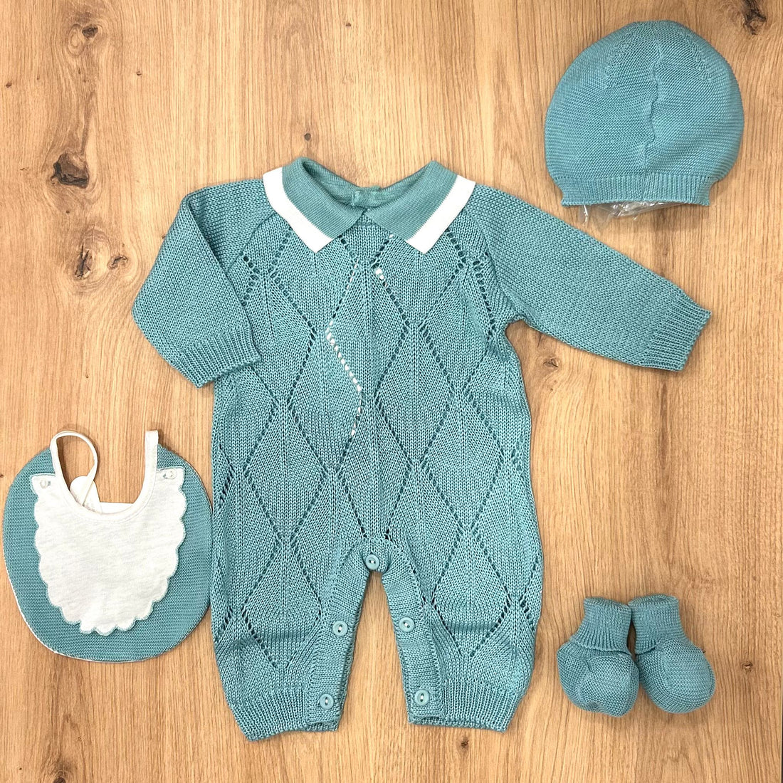 Pappa&Latte Set nascita in filo - Anima Kids