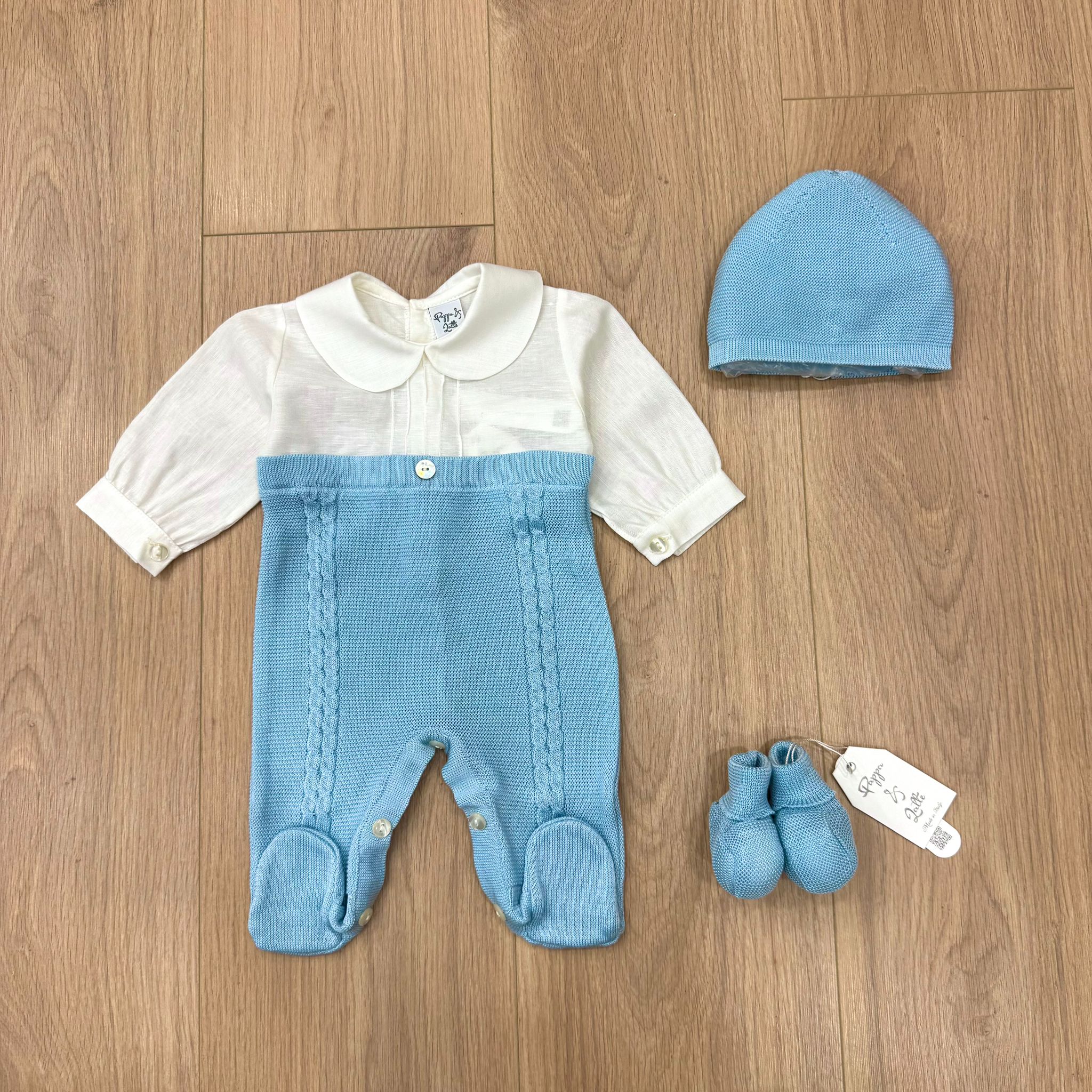 Pappa&Latte Set nascita in filo - Anima Kids